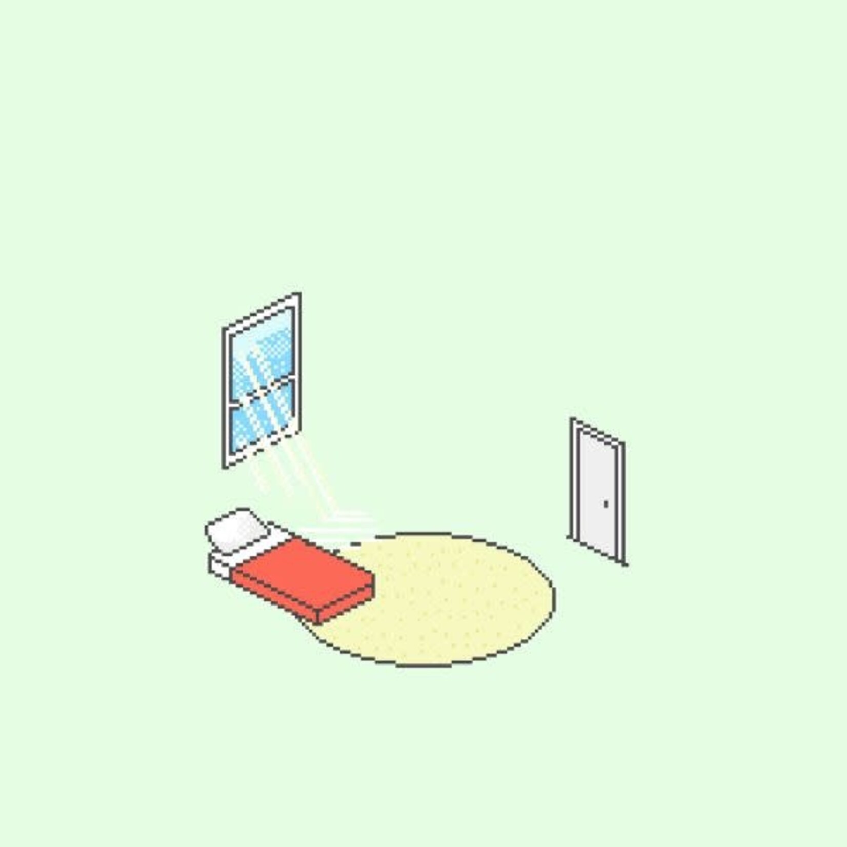 Double Double Whammy Florist - The Birds Outside Sang (LP) [Monet Marble]