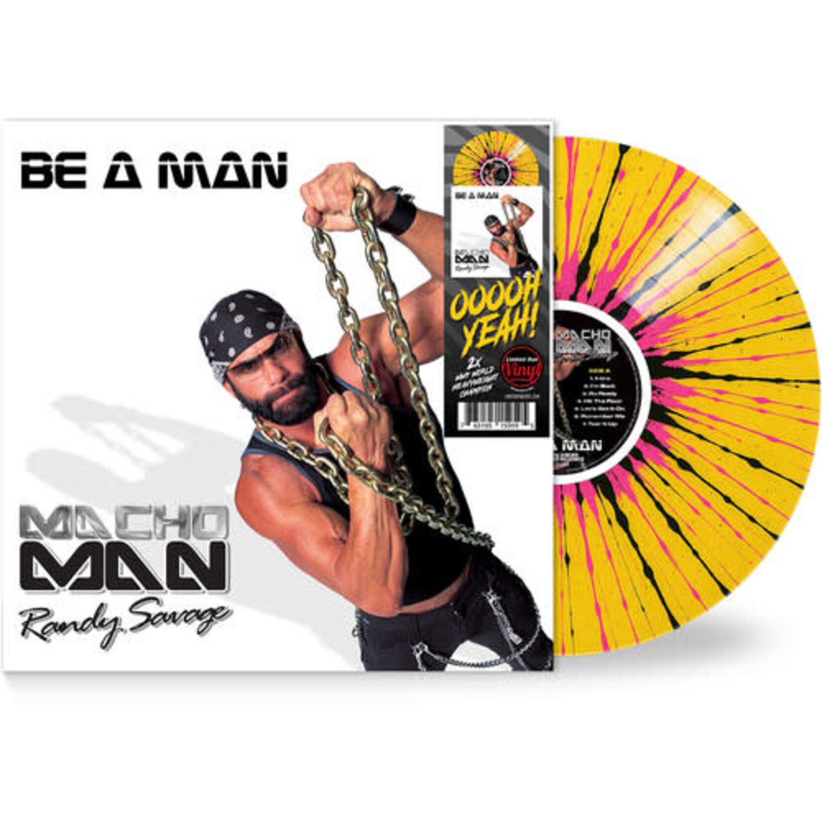 PRE-ORDER 03/06/26 | Macho Man Randy Savage - Be A Man (LP) [Sunset Slam]