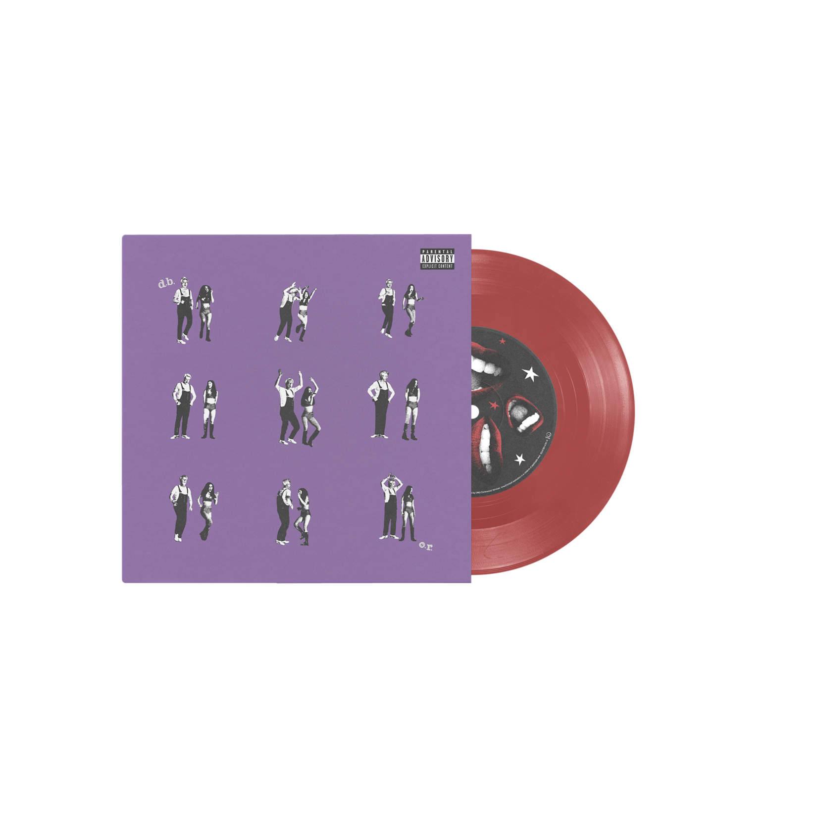 Geffen PRE-ORDER 04/03/26 | Olivia Rodrigo / David Byrne - drivers license / burning down the house (7") [Red]