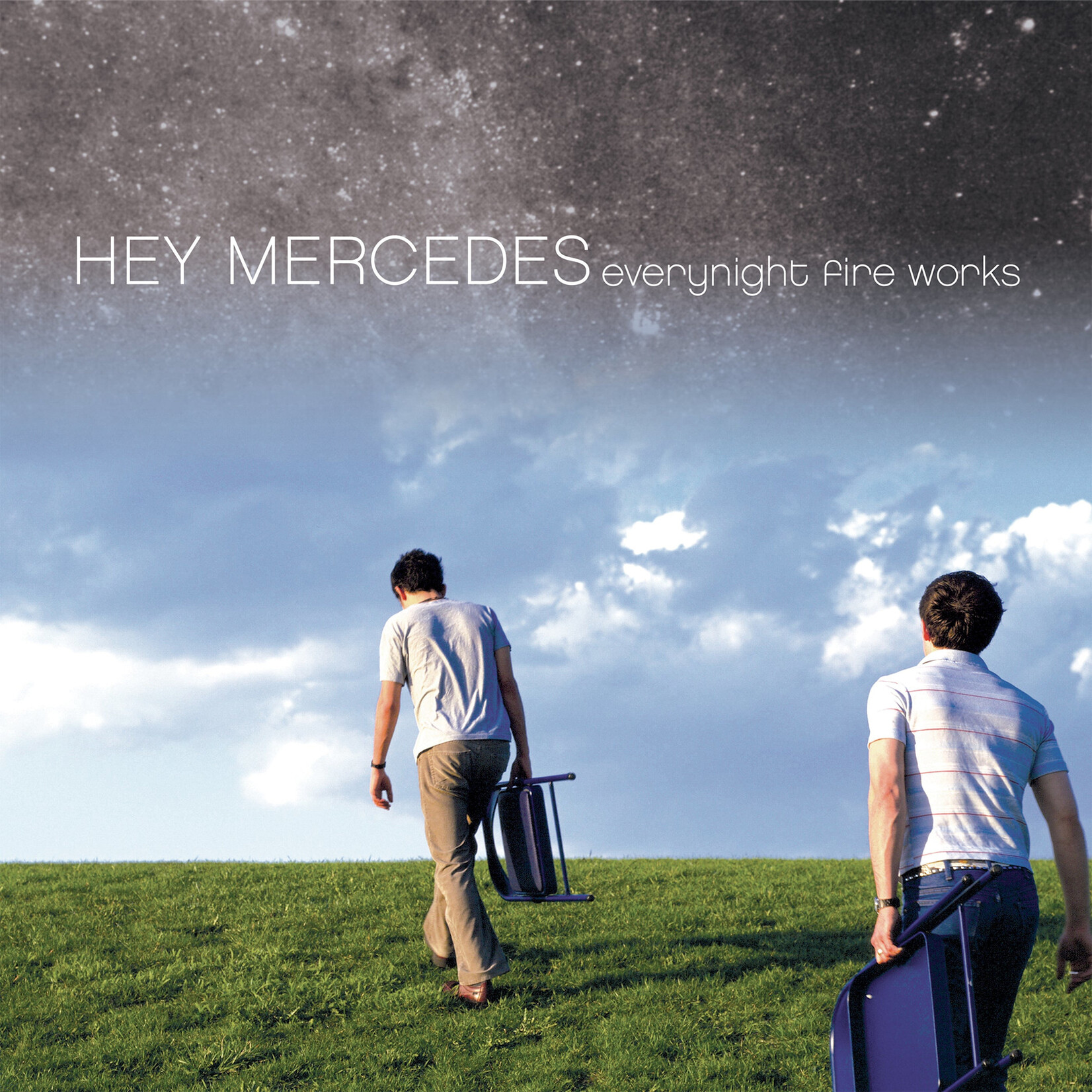 Polyvinyl Hey Mercedes - Everynight Fire Works (2LP) [Blue]