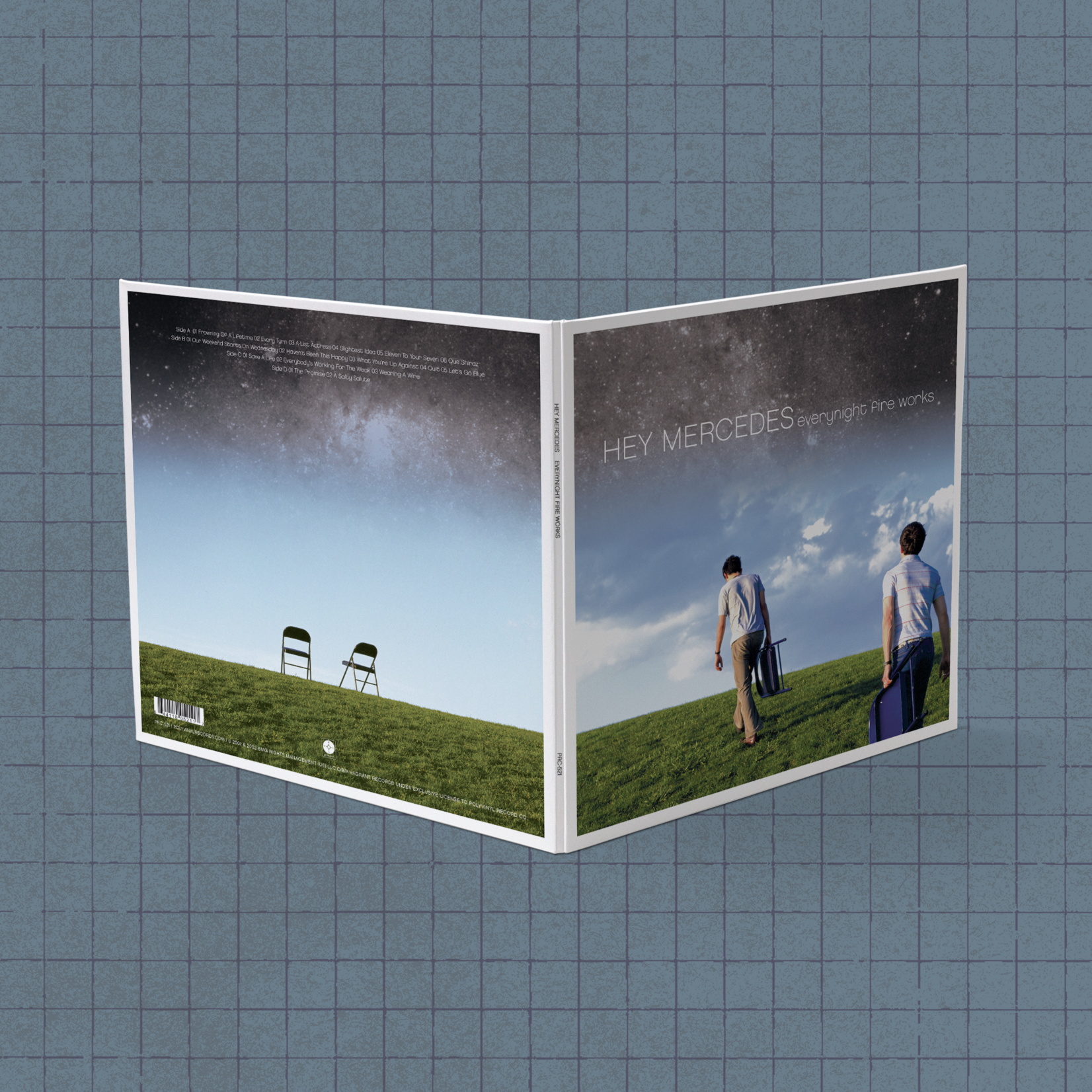 Polyvinyl PRE-ORDER 03/27/26 | Hey Mercedes - Everynight Fire Works (2LP) [Blue]