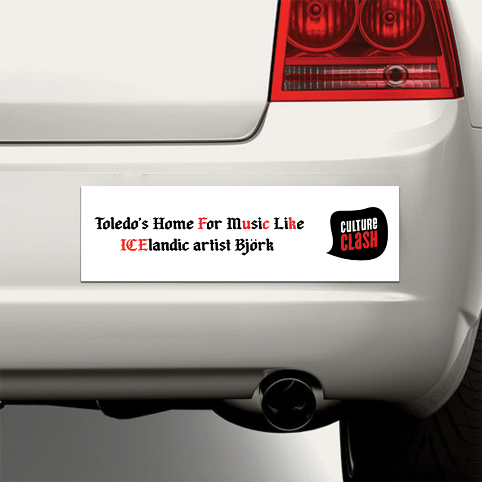 Culture Clash Exclusive Culture Clash - Bjork (Bumper Sticker)