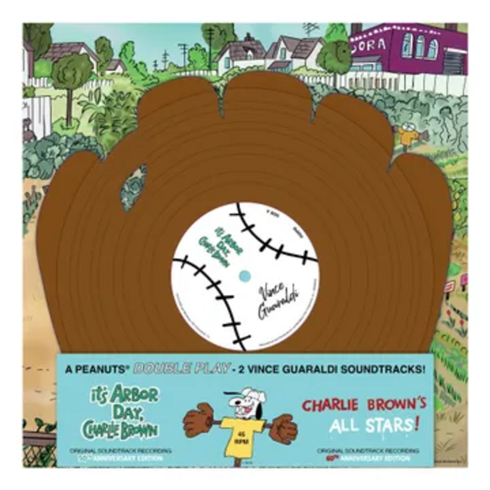 Record Store Day 2026 RSD2026 | Vince Guaraldi - It's Arbor Day, Charlie Brown / Charlie Brown's All Stars (2x10") [Baseball+Glove]