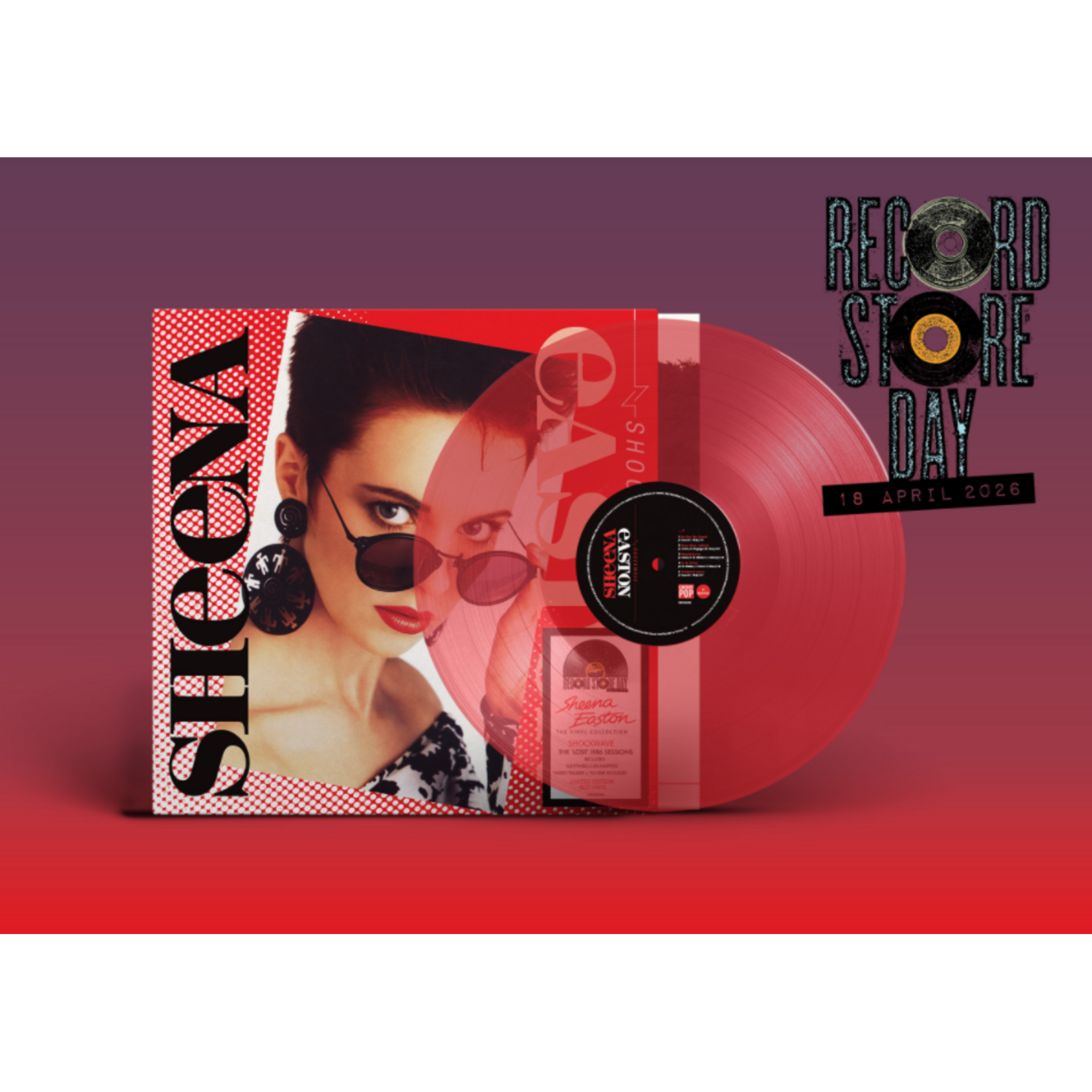 Record Store Day 2026 RSDUK2026 | Sheena Easton - Shockwave (LP) [Red]
