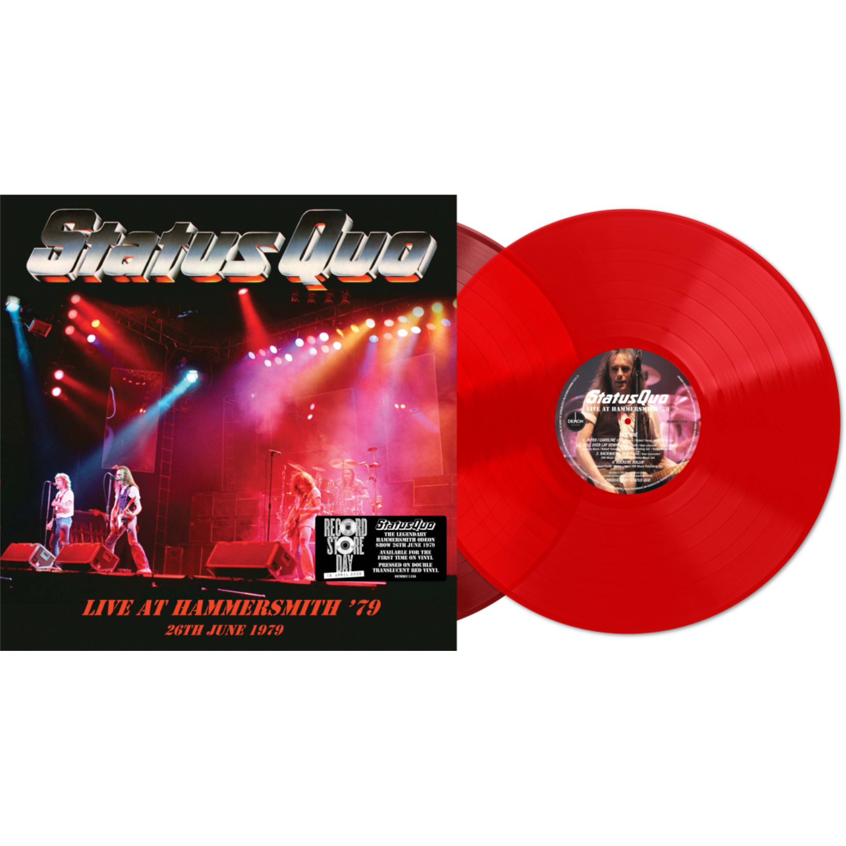 Record Store Day 2026 RSDUK2026 | Status Quo - Live In Hammersmith 1979 (LP) [Red]