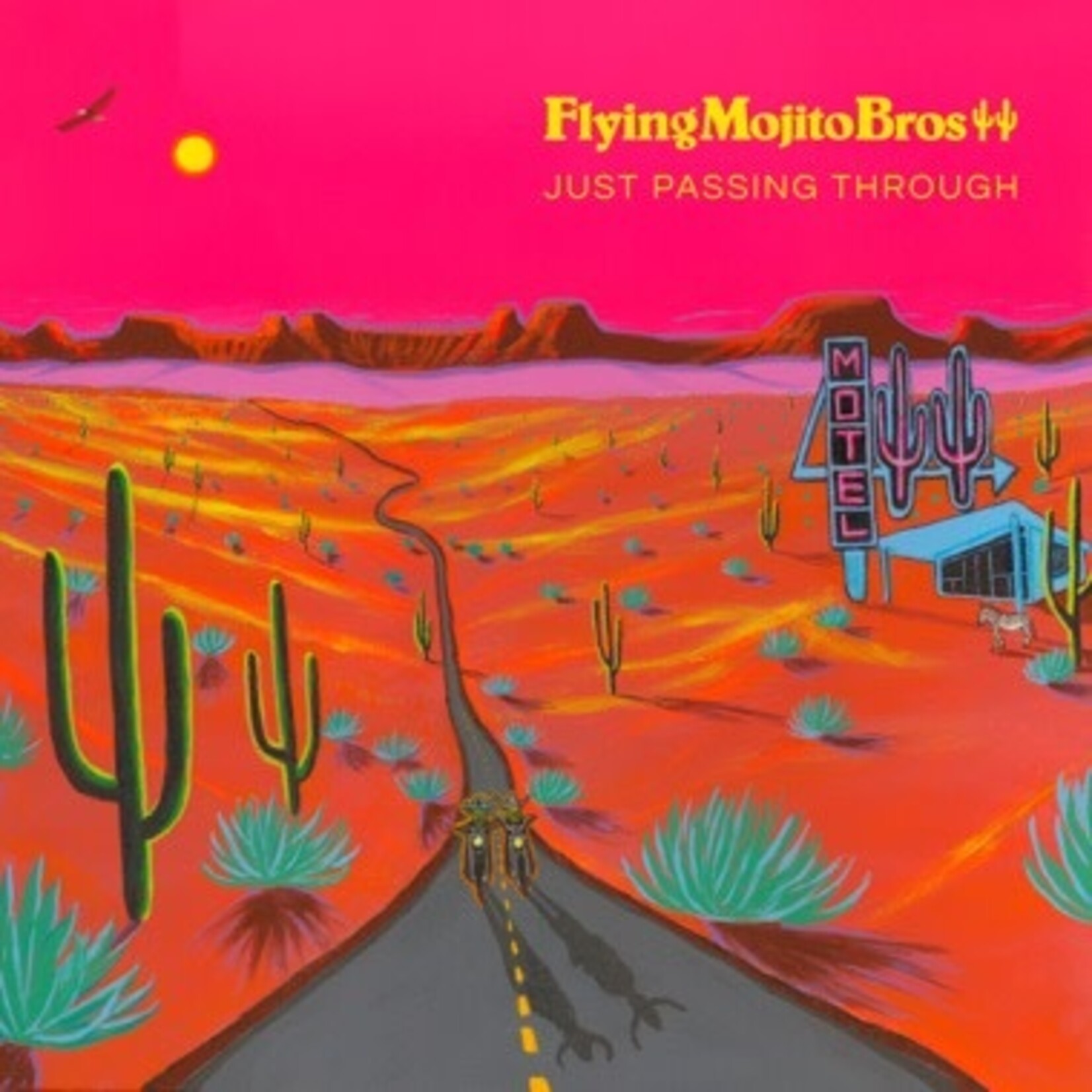 Ubiquity PRE-ORDER 04/24/26 | Flying Mojito Bros - Just Passing Through (LP) [Orange/Pink Splatter]
