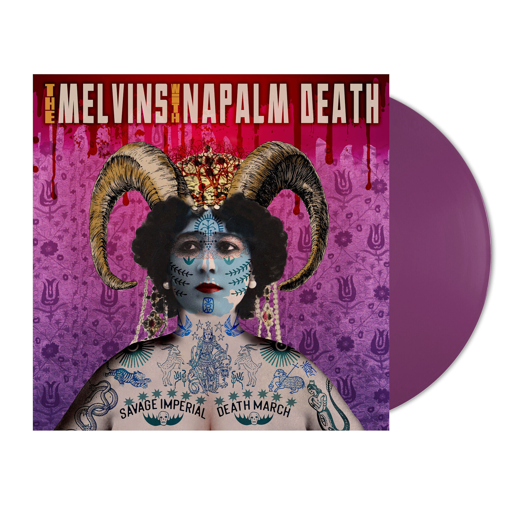 Ipecac Melvins with Napalm Death - Savage Imperial Death March (LP) [Orchid]
