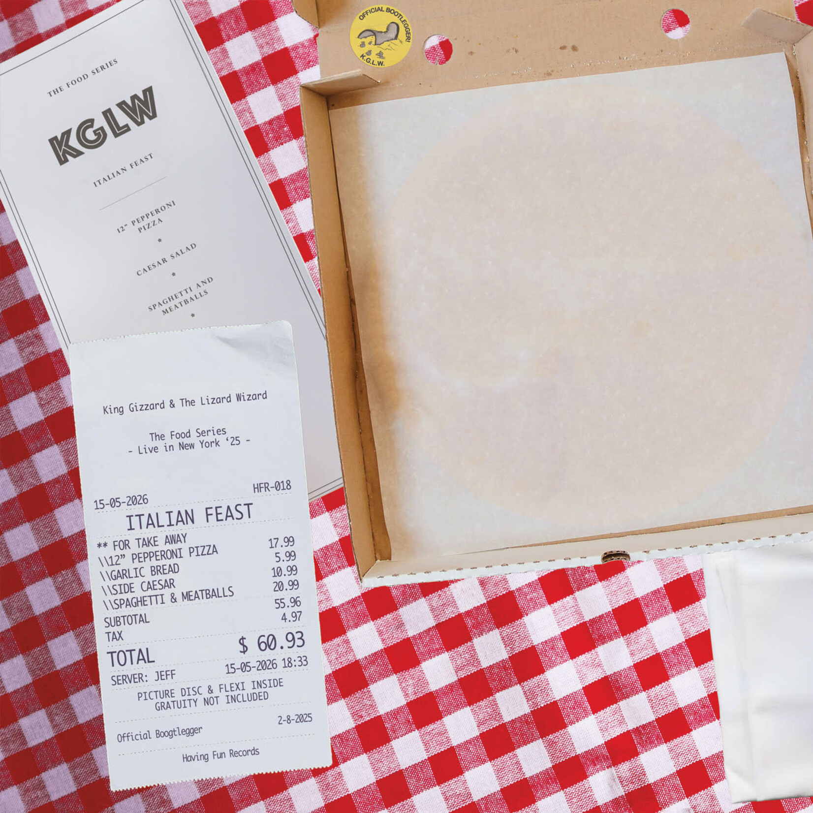 PRE-ORDER 05/15/26 | King Gizzard & The Lizard Wizard - Italian Feast (LP+7") [Pic]