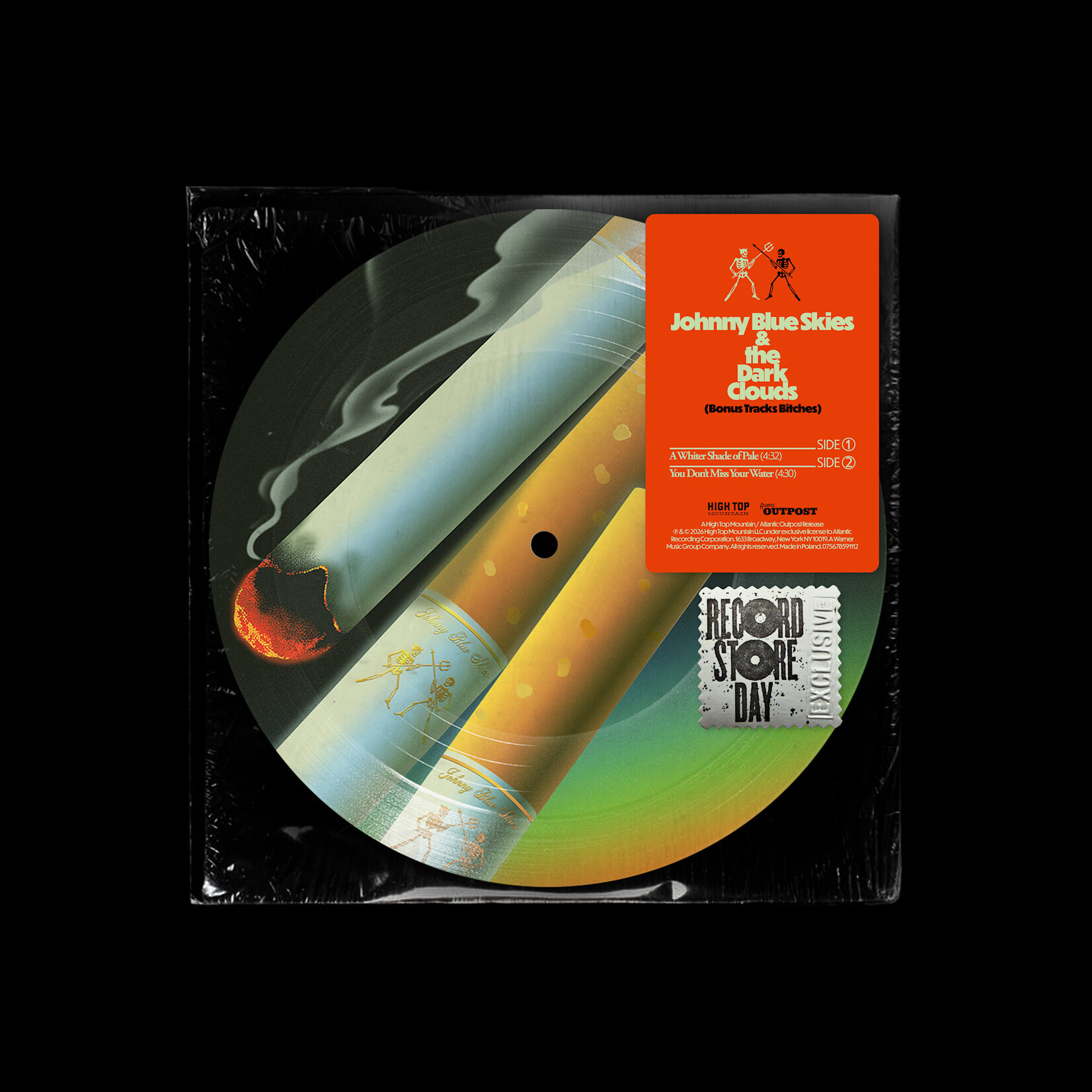 Record Store Day 2026 RSD2026 | Johnny Blue Skies & the Dark Clouds - Castaways (7") [Pic]