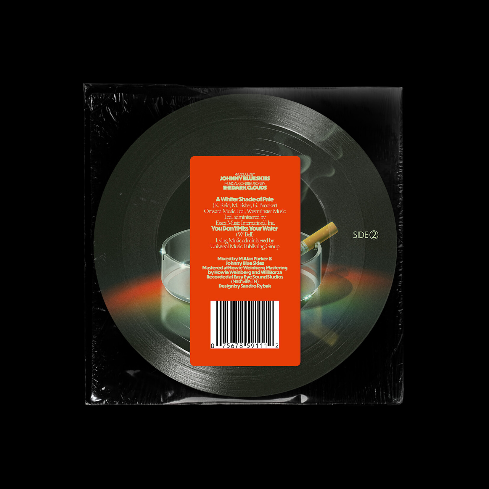 Record Store Day 2026 RSD2026 | Johnny Blue Skies & the Dark Clouds - Castaways (7") [Pic]