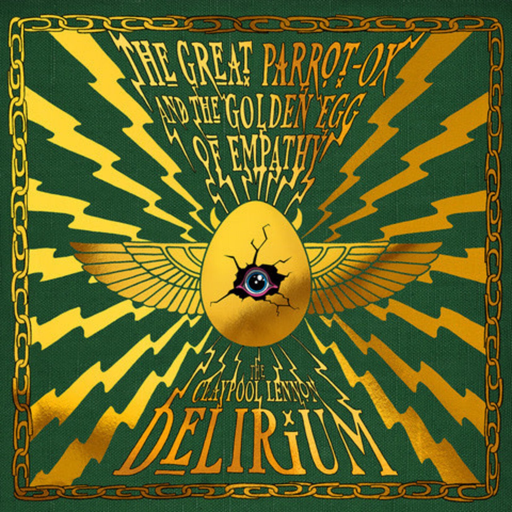ATO PRE-ORDER 05/01/26 | Claypool Lennon Delirium - The Great Parrot-Ox and The Golden Egg of Empathy (2LP) [IEX Cloudy Green / Gold]