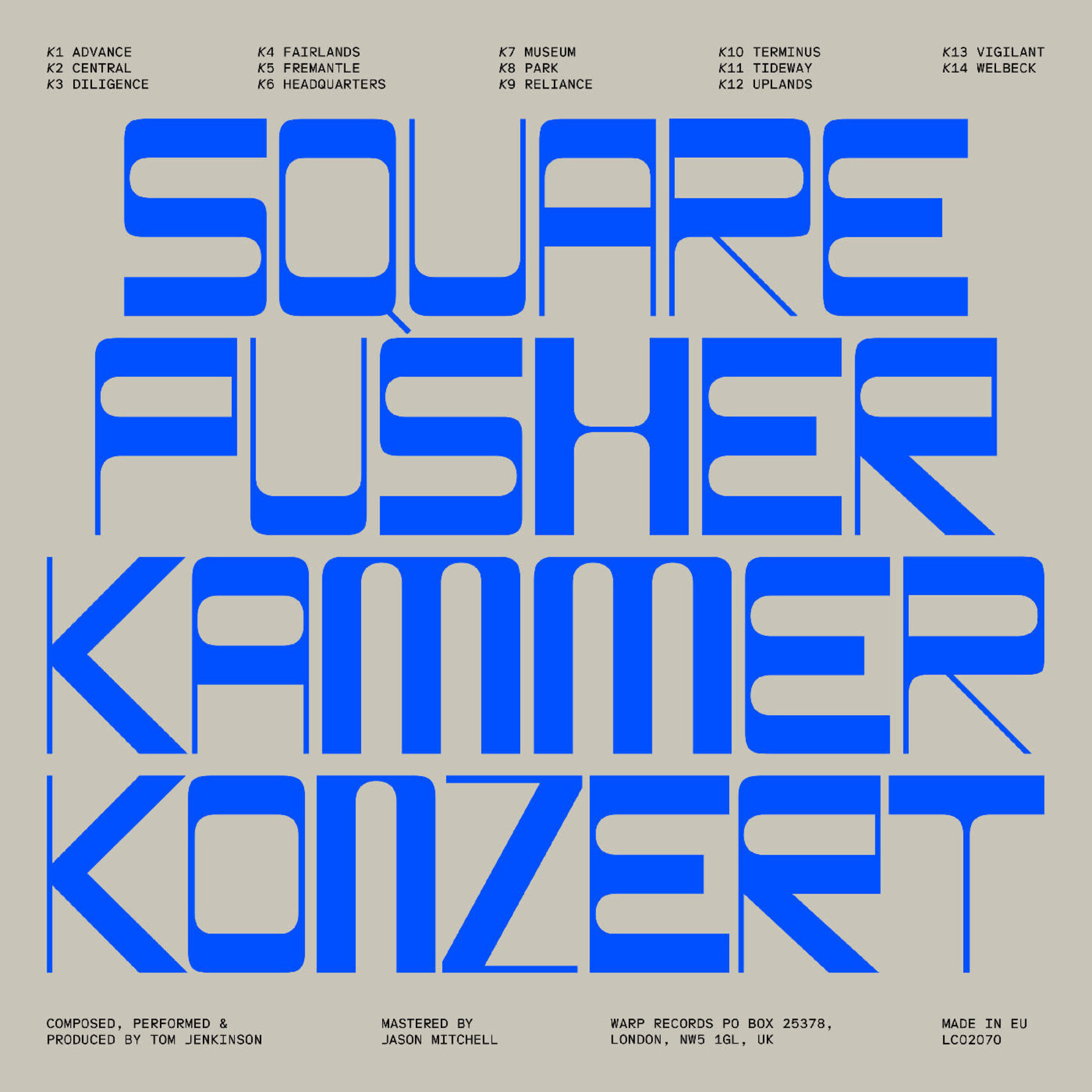 Warp PRE-ORDER 04/10/26 | Squarepusher - Kammerkonzert (2LP)