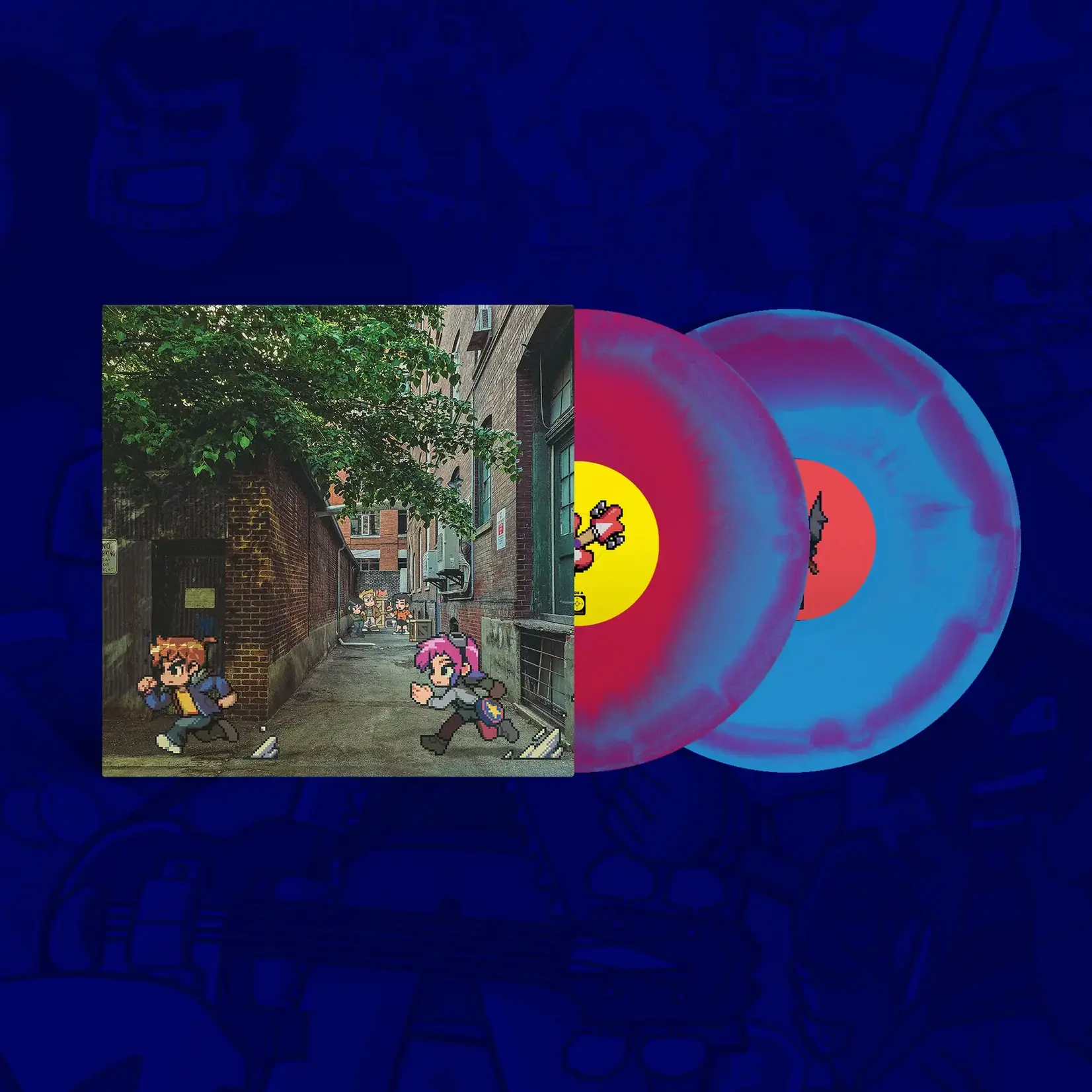 Polyvinyl PRE-ORDER 08/07/26 | Anamanaguchi - Scott Pilgrim EX OST (2LP) [Sky Blue/Hot Pink]