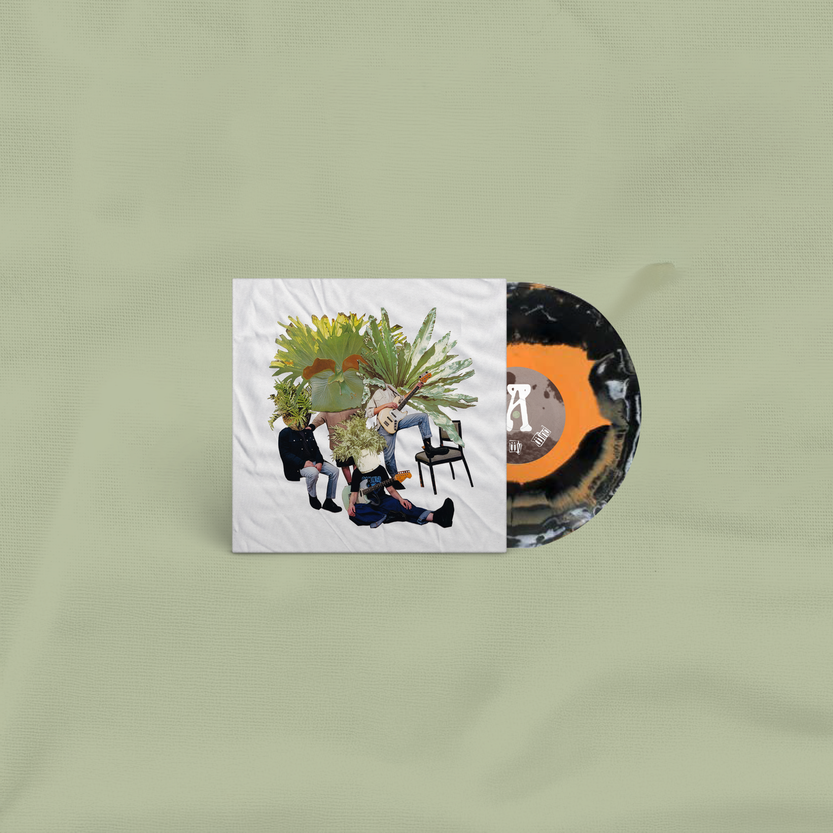 Polyvinyl Phantastic Ferniture - Change my Mind / Dare to Fall in Love (7") [White/Black/Orange]