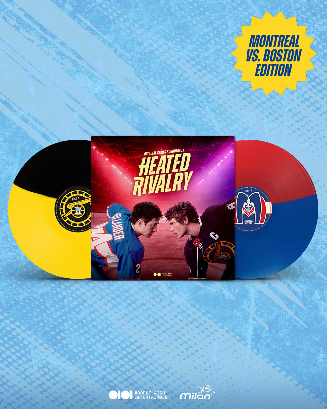 PRE-ORDER 07/10/26 | V/A - Heated Rivalry OST (2LP) [Montreal vs