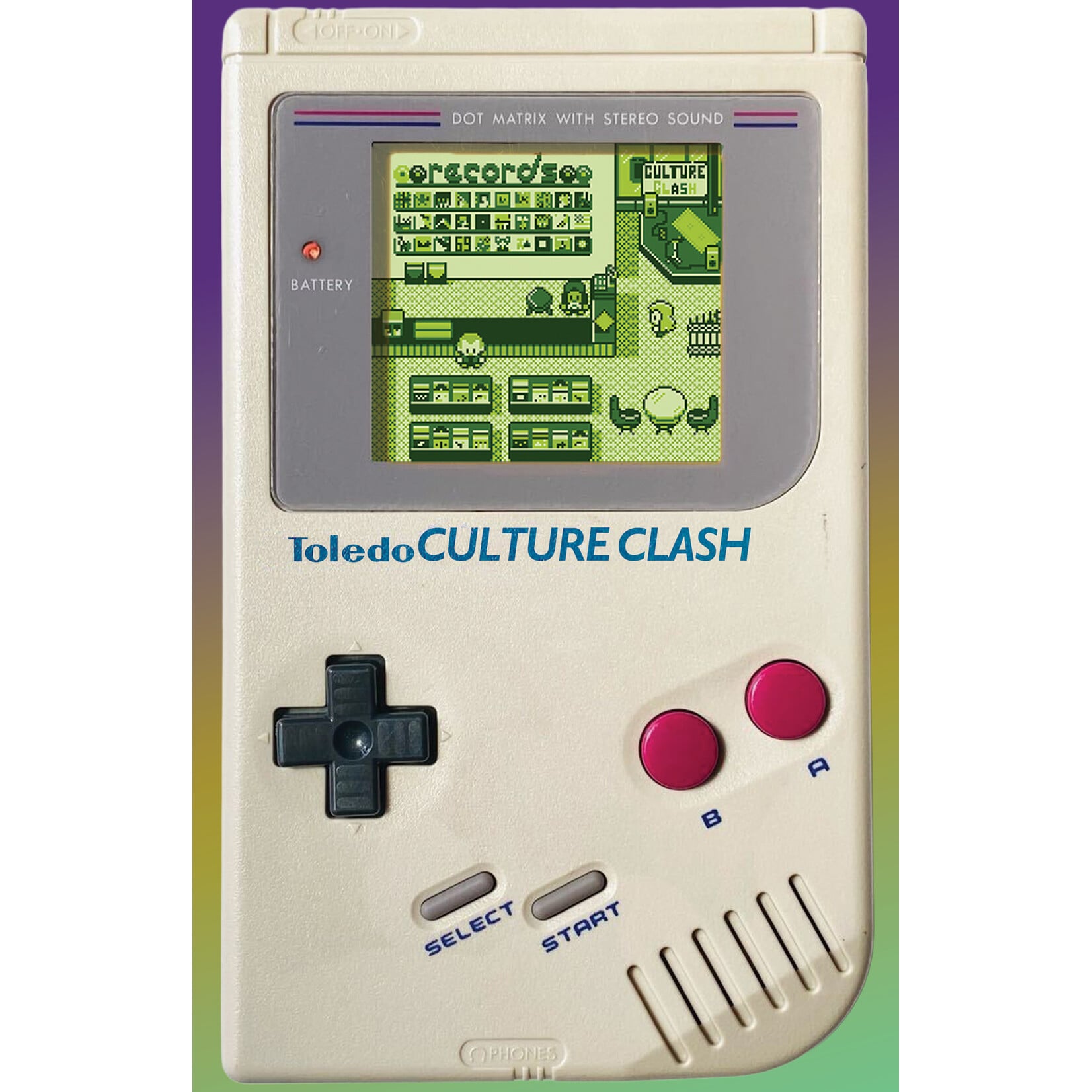 Culture Clash Exclusive Culture Clash Game Boy Pixel Poster