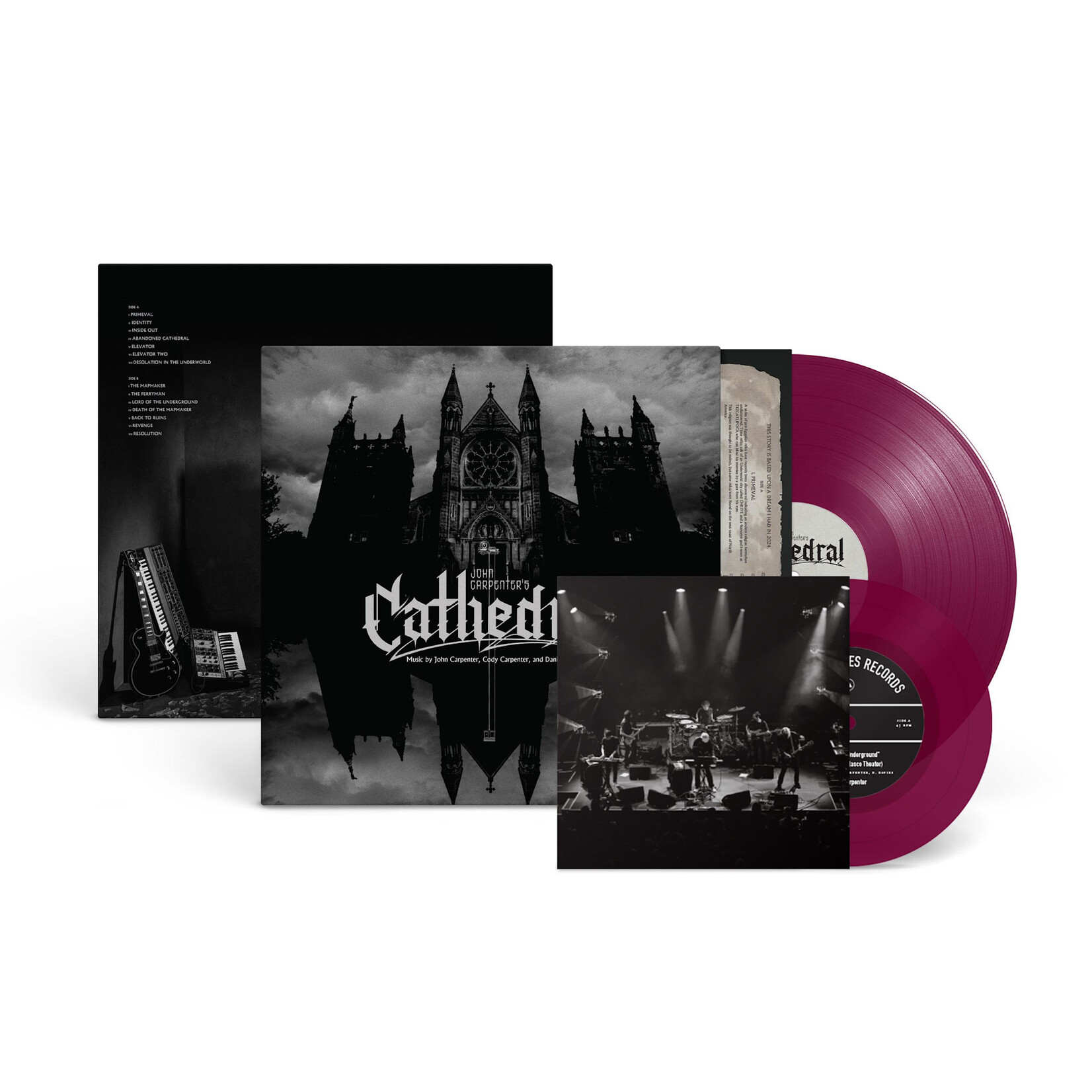 Sacred Bones PRE-ORDER 08/07/26 | John Carpenter - Cathedral (LP+7") [IEX Amethyst]