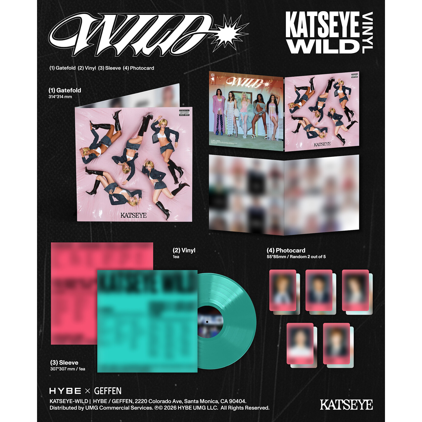 Katseye - Wild (LP) [IEX Aqua]
