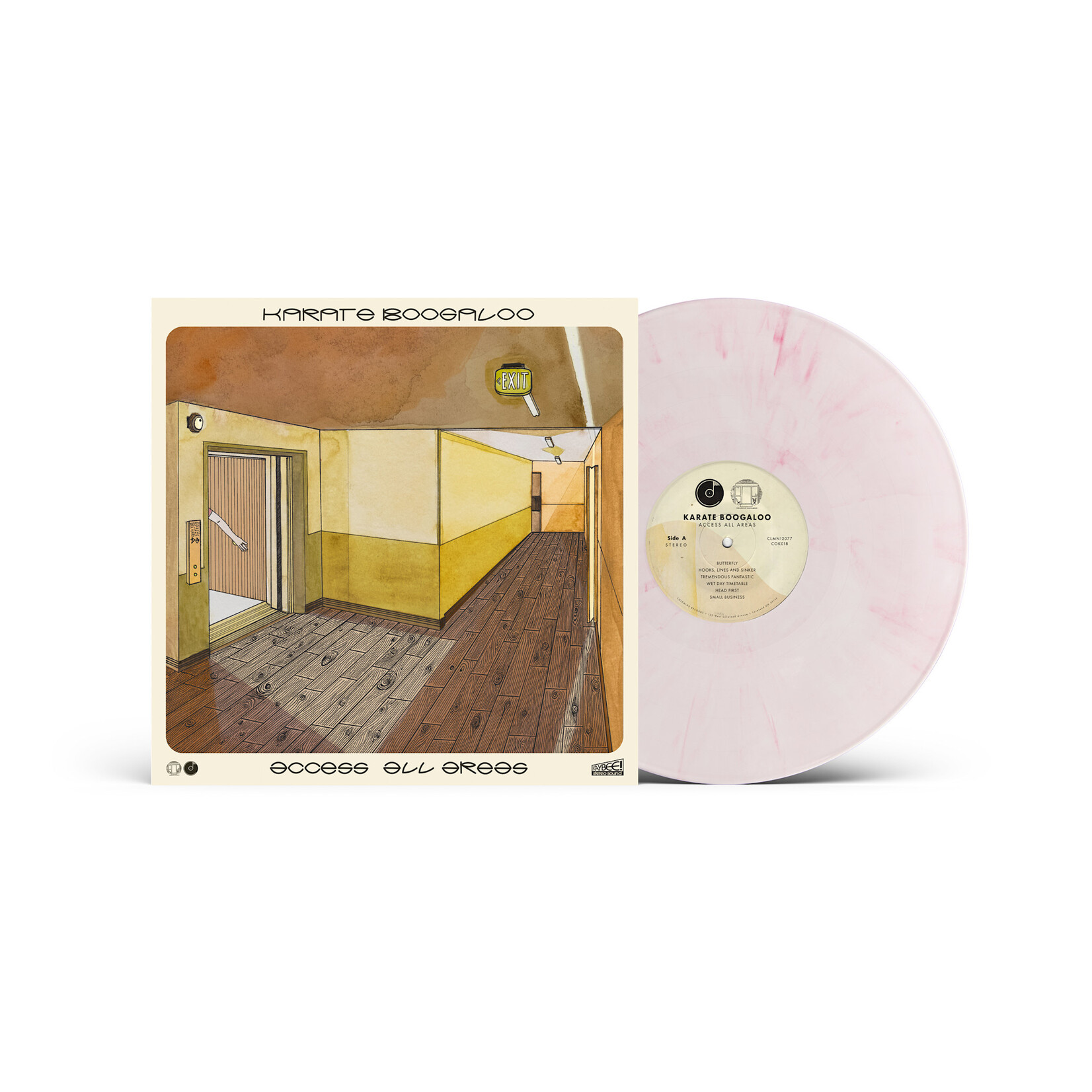 Colemine Karate Boogaloo - Access All Areas (LP) [Pastel Pink]
