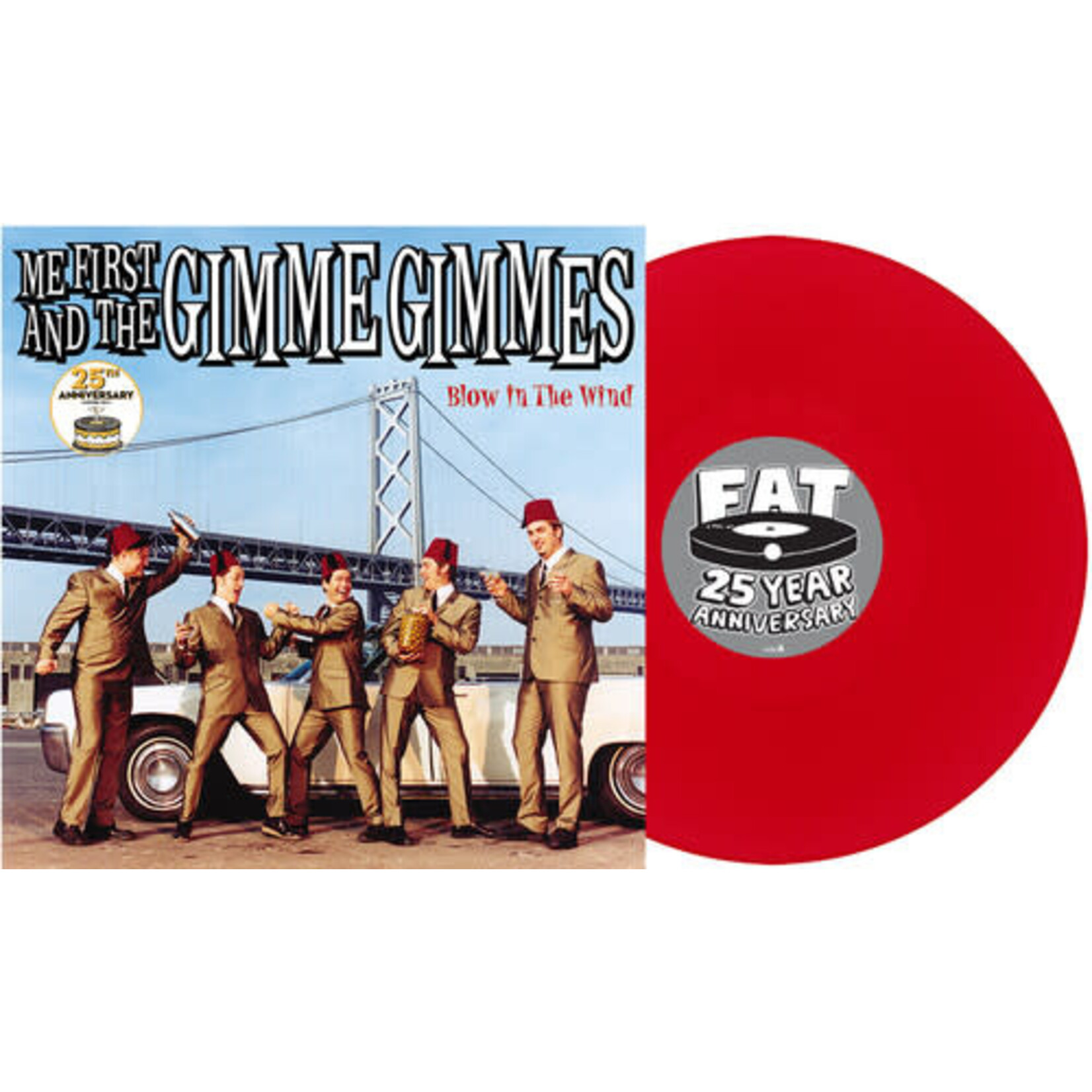 Me First & The Gimme Gimmes - Blow in the Wind (LP) [25th Apple Red]