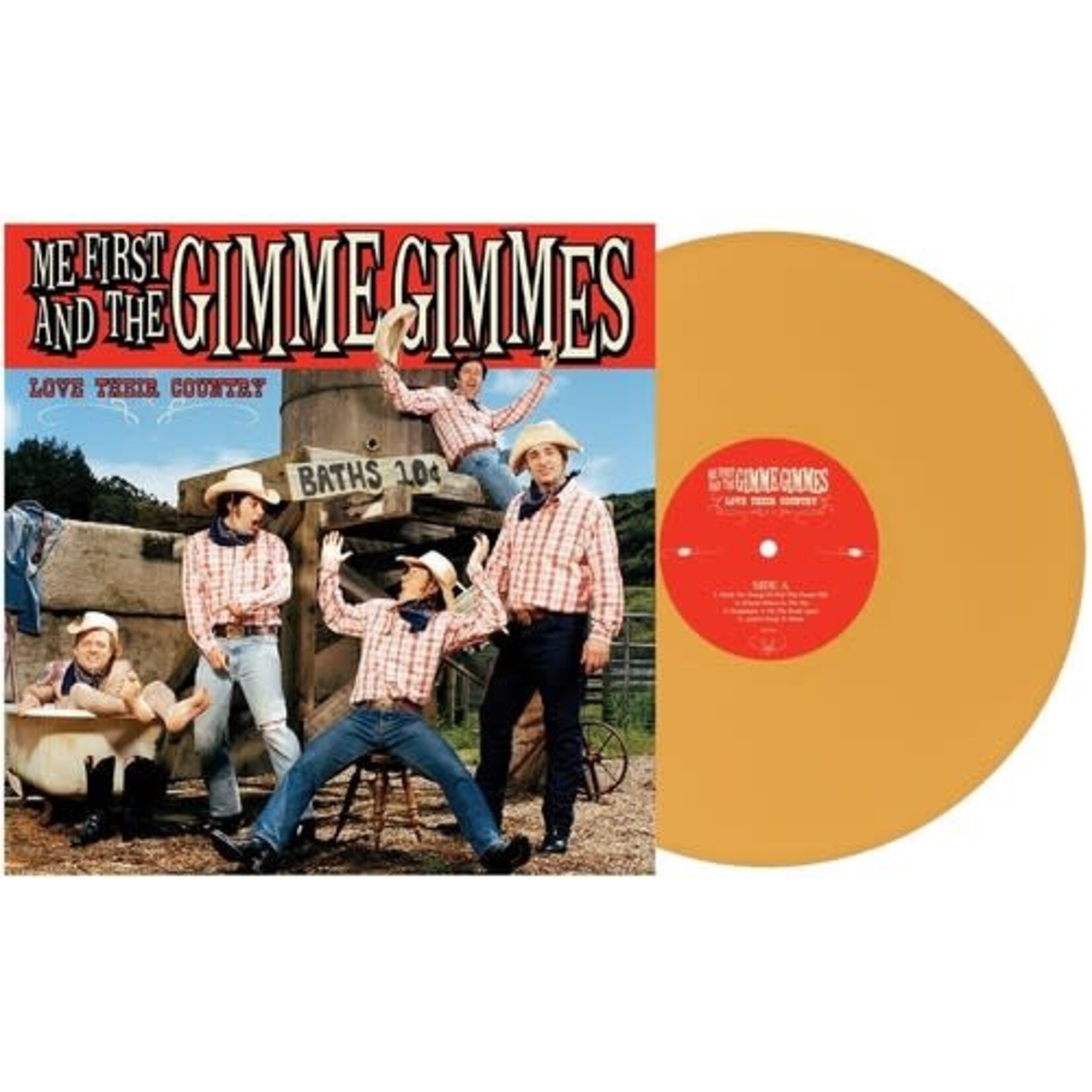 Me First & The Gimme Gimmes - Love Their Country (LP) [Mustard Yellow]