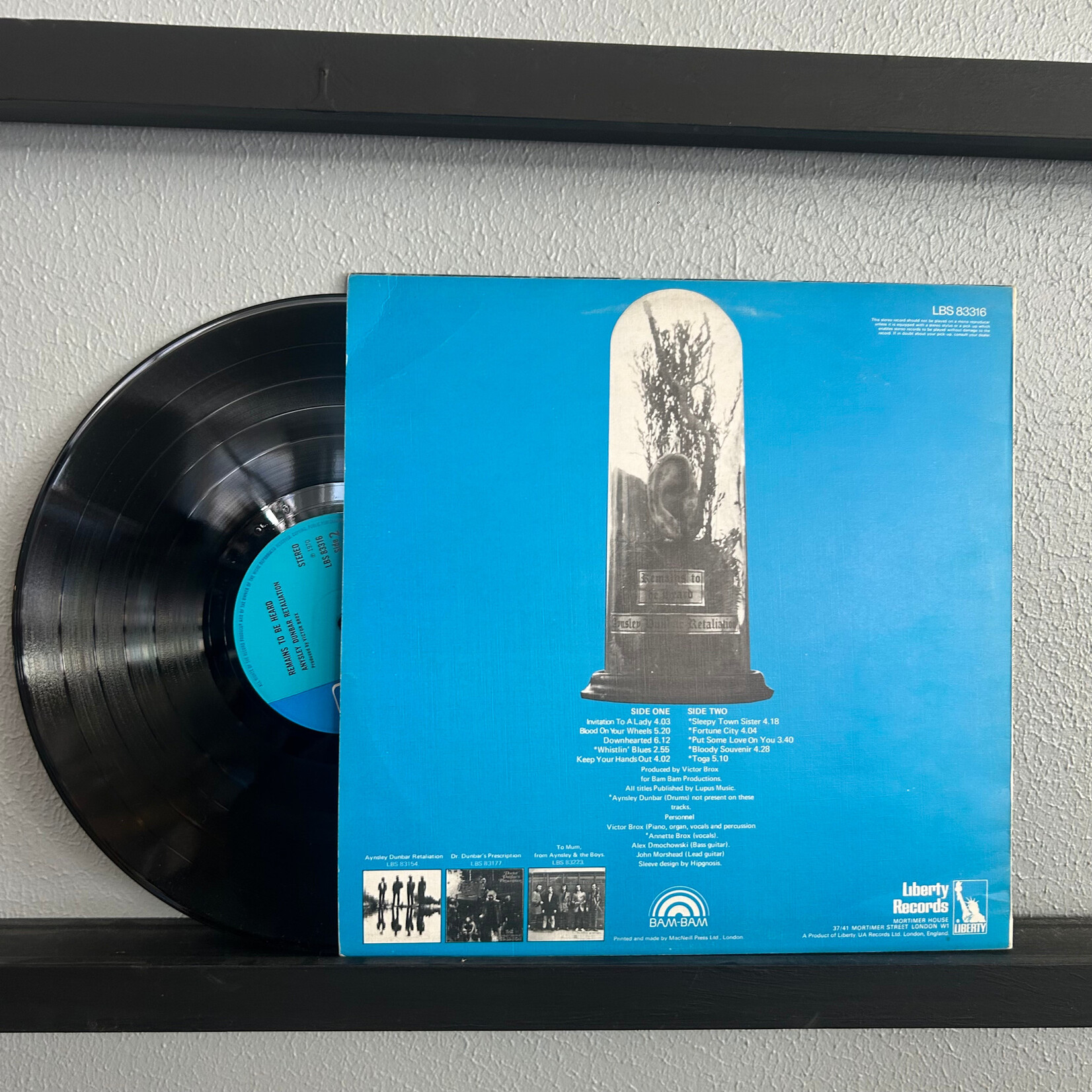 Aynsley Dunbar Retaliation - Remains to be Heard (LP) {VG+/VG}