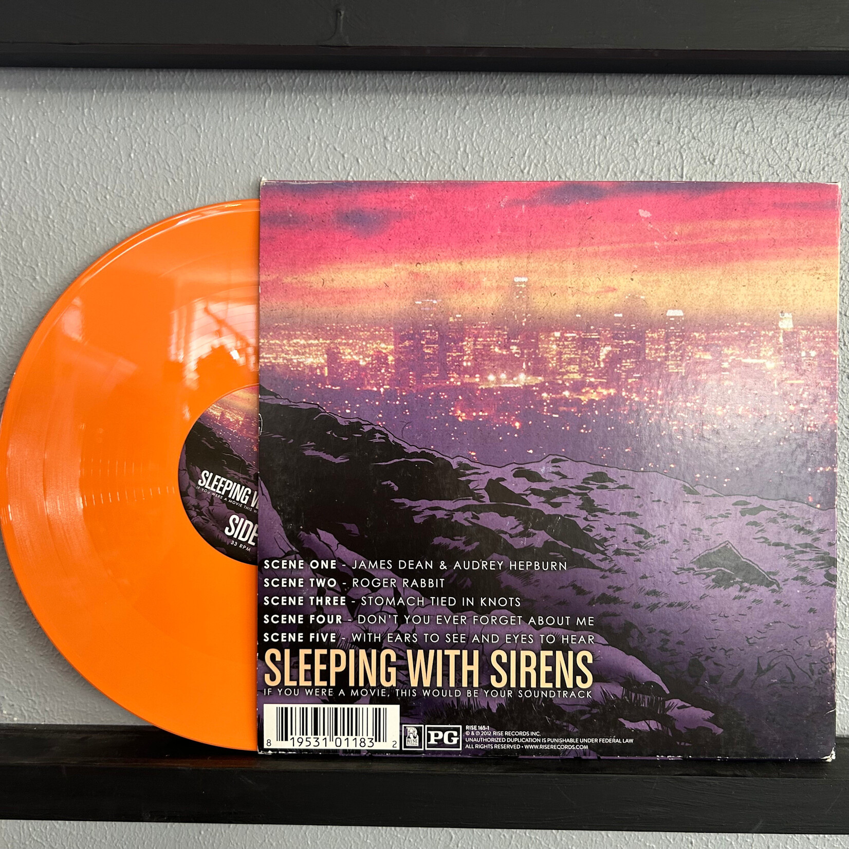 Sleeping With Sirens - If You Were A Movie, This Would Be Your Soundtrack (LP) [Orange] {VG/G+}
