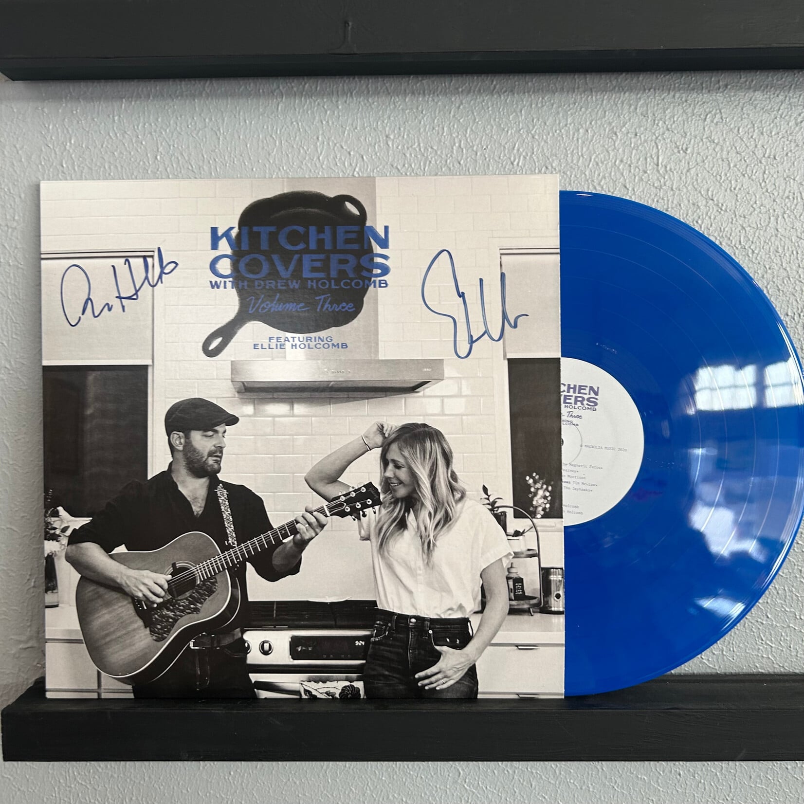 Drew Holcomb ‎– Kitchen Covers Volume Three (LP) [Blue] {VG+/VG+}