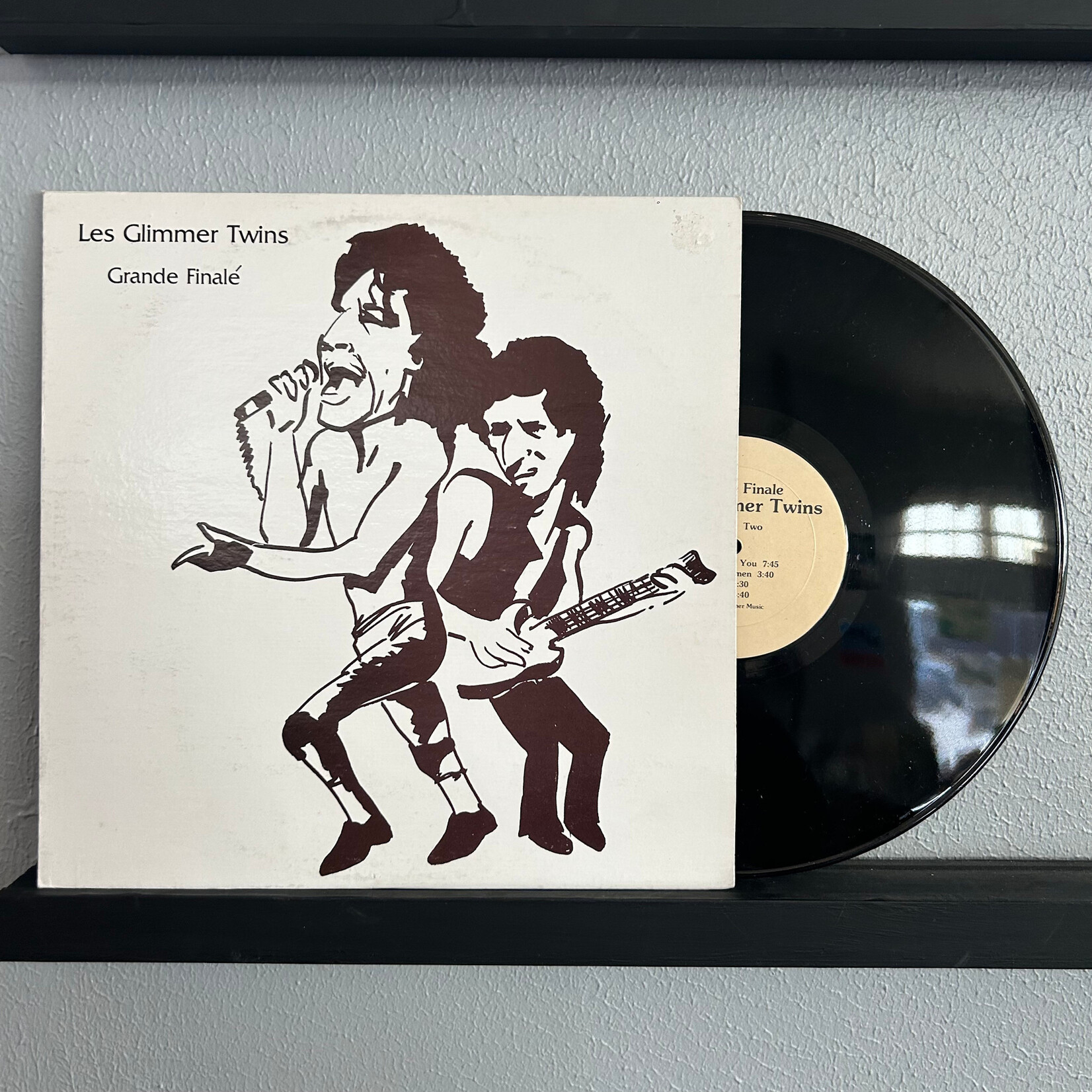 Les Glimmer Twins - Grande Finale (LP) [1981 Rolling Stones Bootleg] {VG+/VG}
