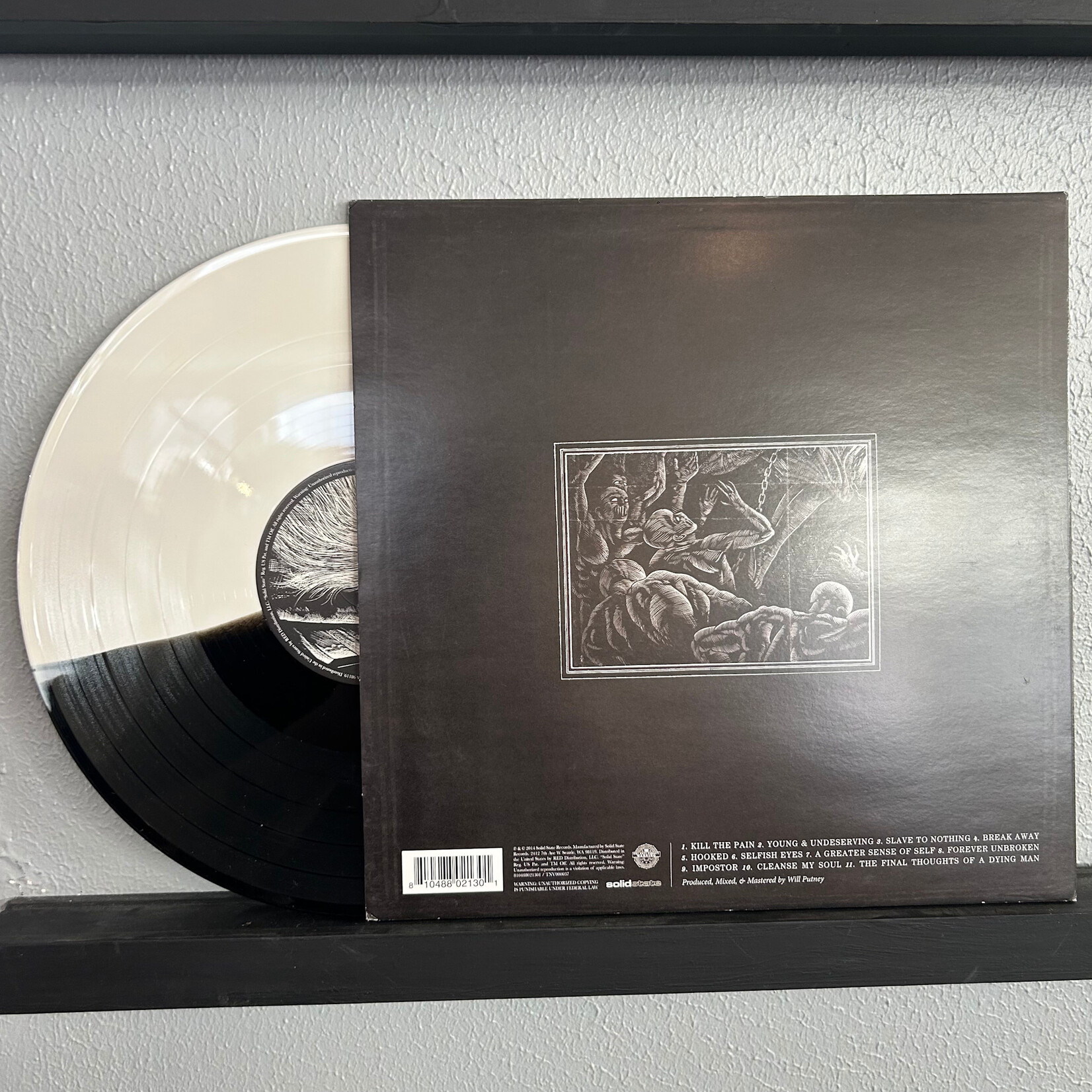 Fit For A King - Slave To Nothing (LP) [Black/White Split] {VG+/VG+}