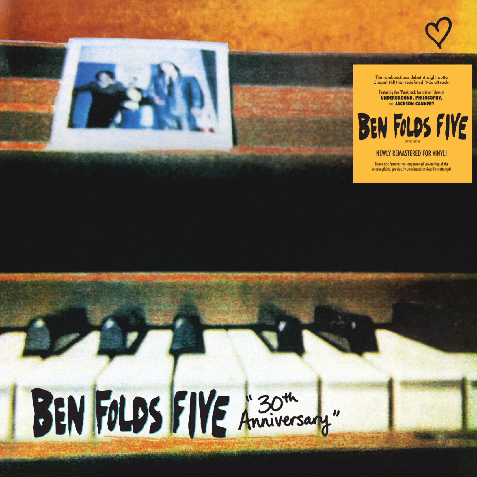 Astralwerks PRE-ORDER 09/04/26 | Ben Folds Five - Ben Folds Five (2LP) [30th]