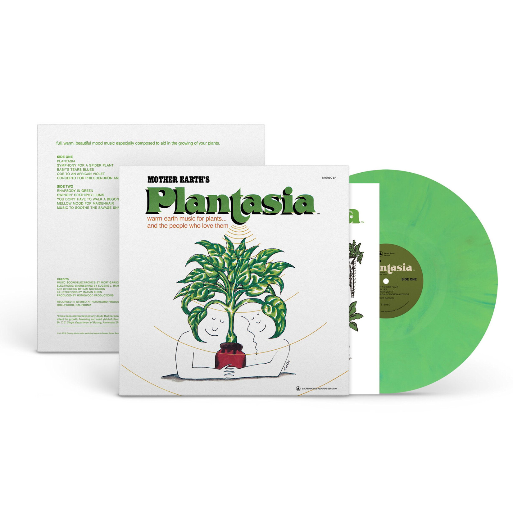 Sacred Bones Mort Garson - Mother Earth's Plantasia (LP) [Eco Multi-Color]