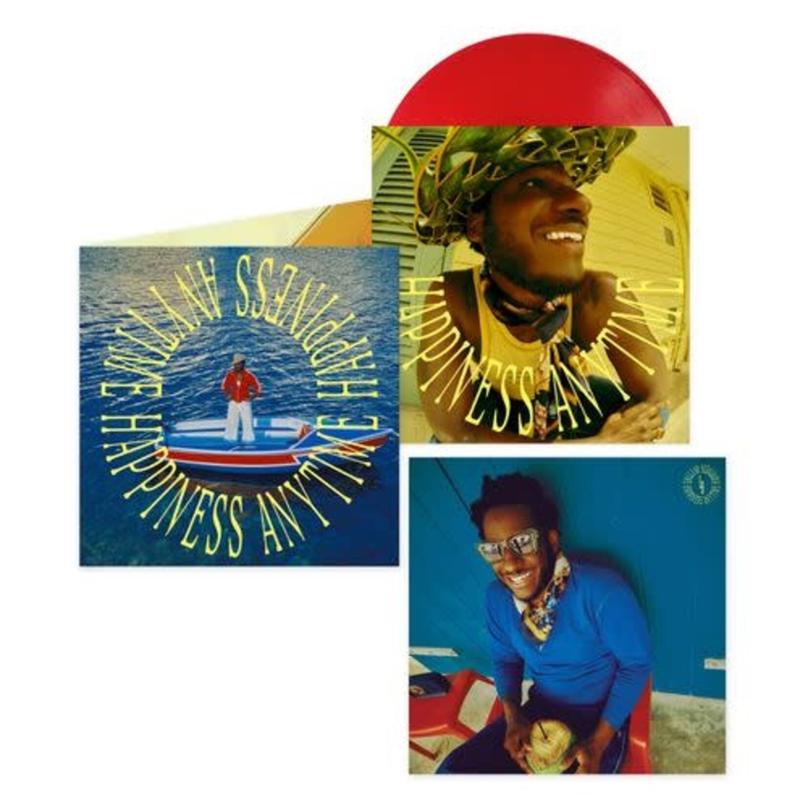 Columbia PRE-ORDER 09/25/26 | Leon Bridges - Happiness Anytime (LP) [IEX Campari Red]