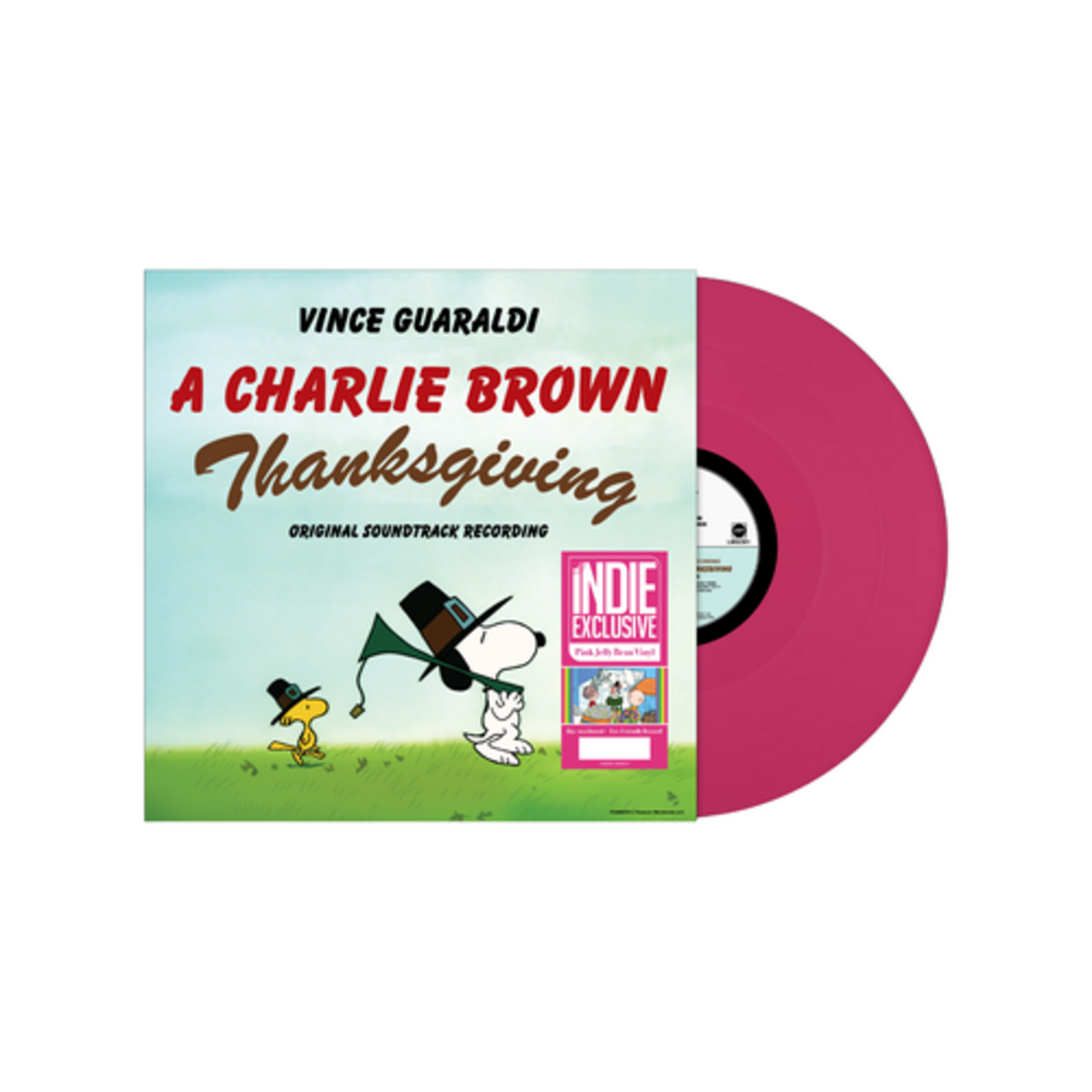 PRE-ORDER 10/02/26 | Vince Guaraldi - A Charlie Brown Thanksgiving OST (LP) [IEX Pink]