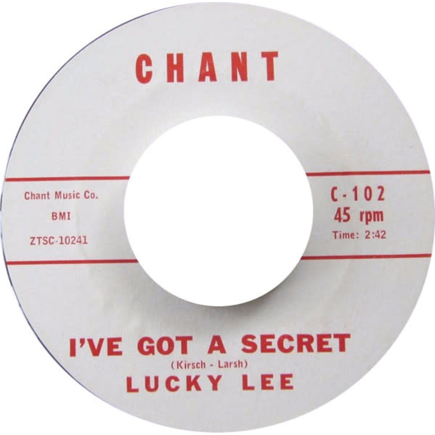 Lucky Lee ‎- Crazy Fool / I've Got A Secret (7") {G+}