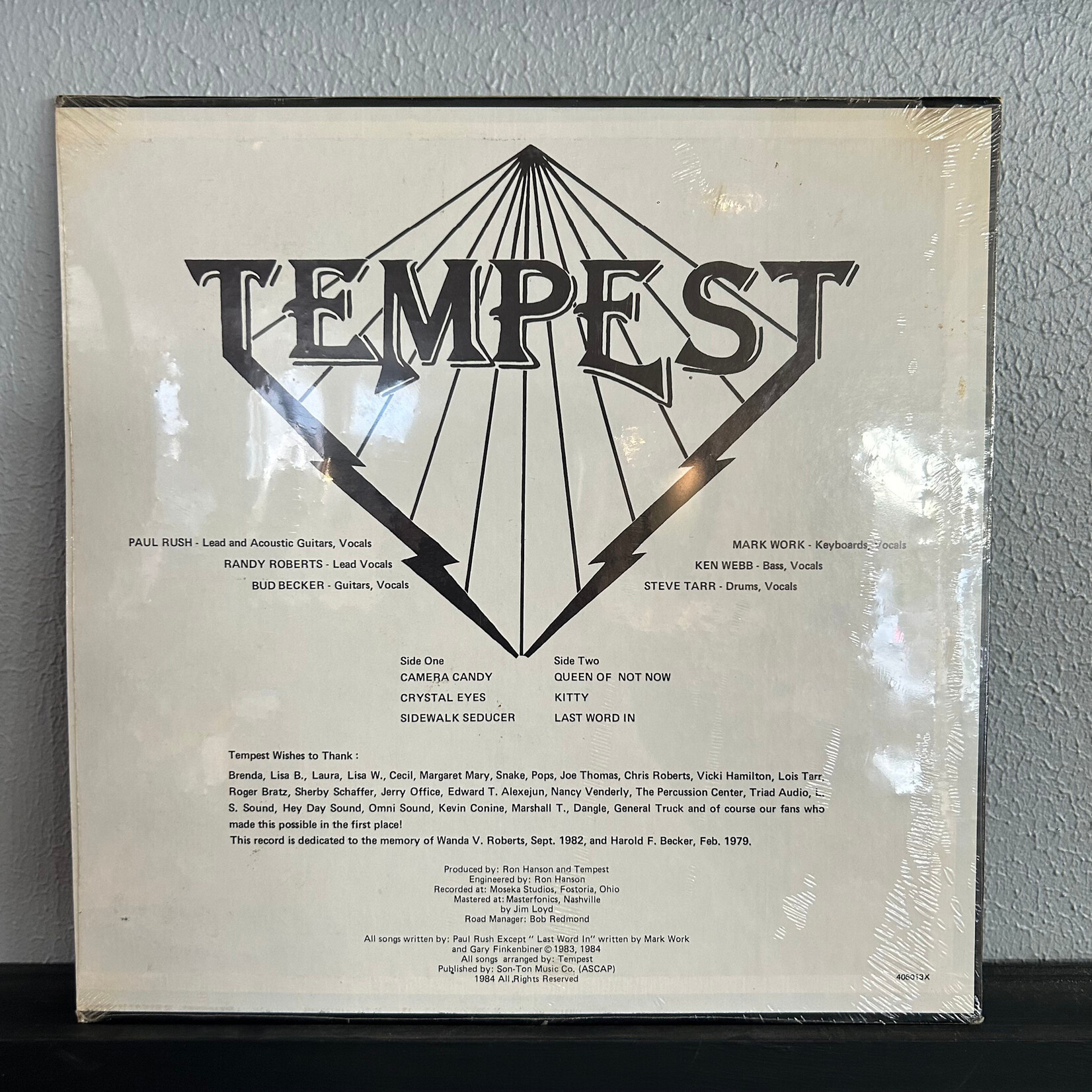 Tempest - Tempest (LP) [1984] {M/VG+}
