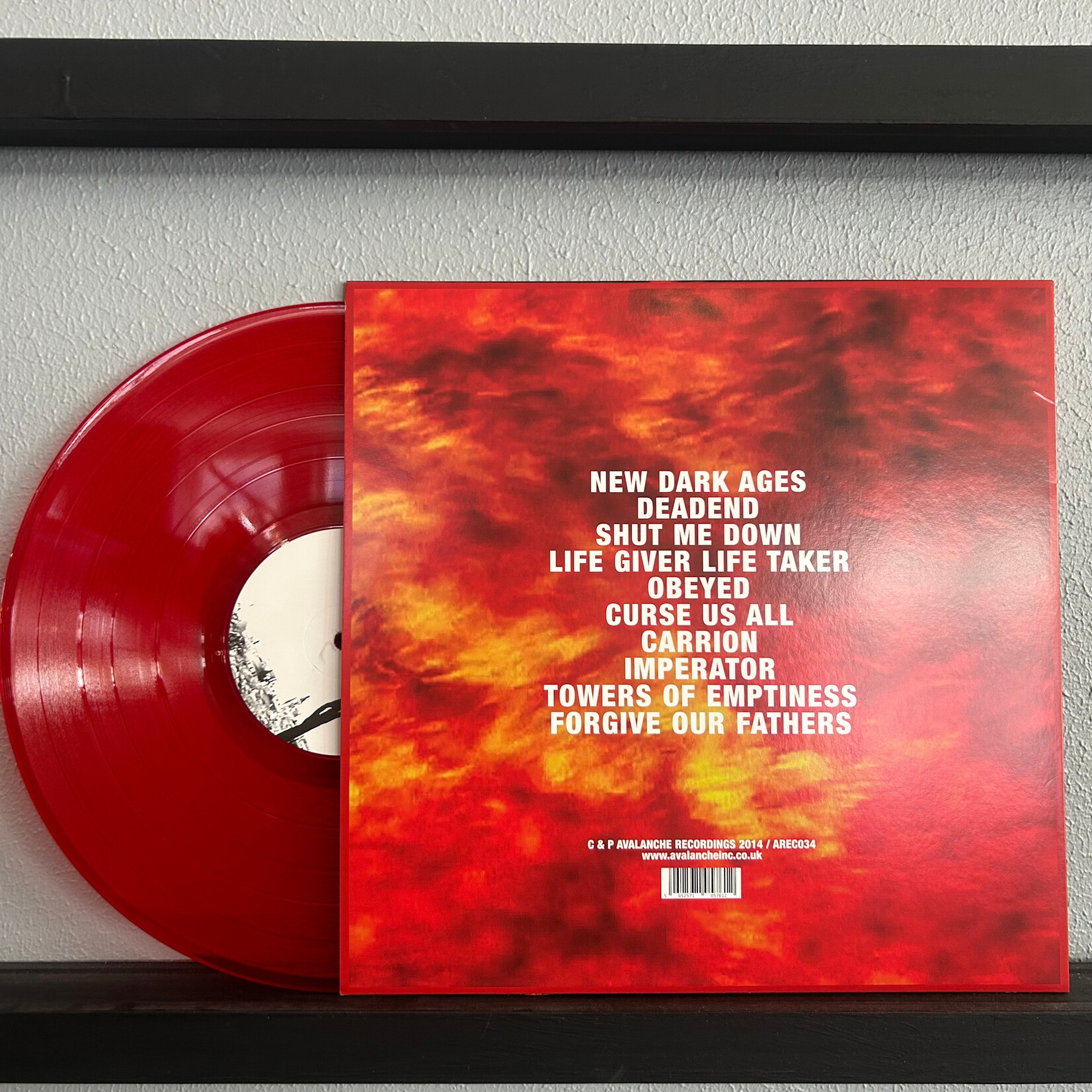 Godflesh - A World Lit Only By Fire (LP) [2014 Red] {VG+/VG+}