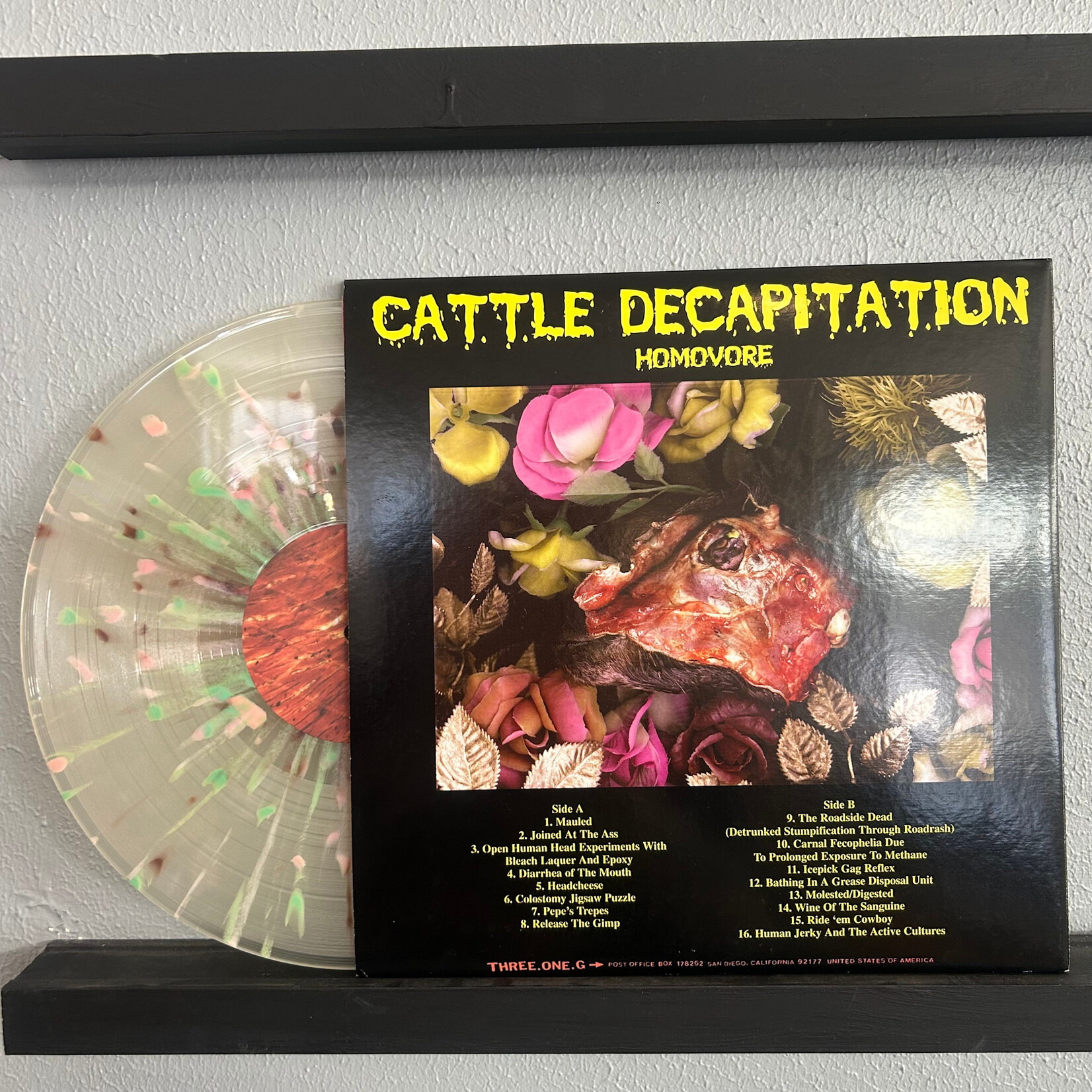 Cattle Decapitation - Homovore (LP) [Diarrhea of the Mouth 2000] {VG/VG}