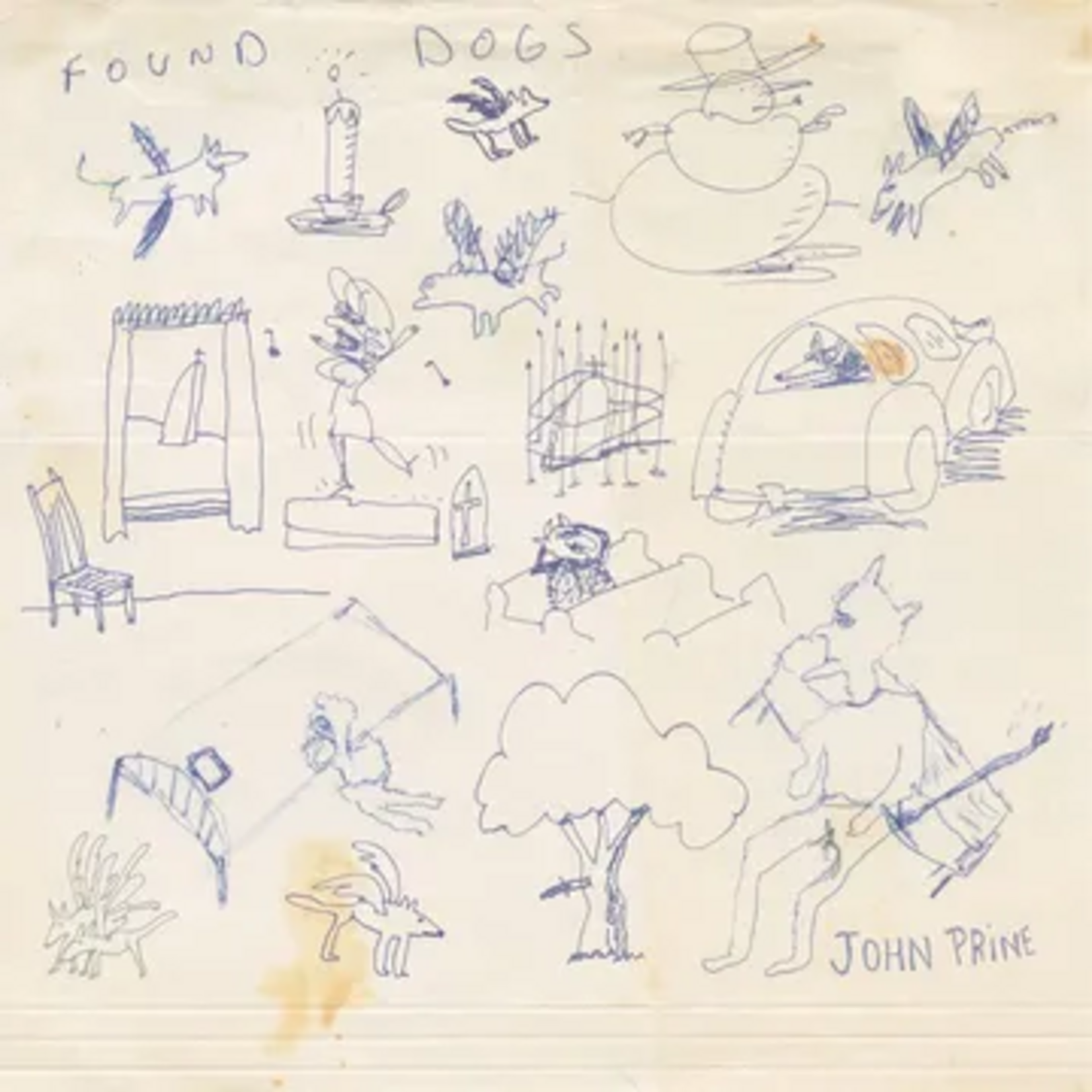 Oh Boy PRE-ORDER 10/09/26 | John Prine - Found Dogs (LP)