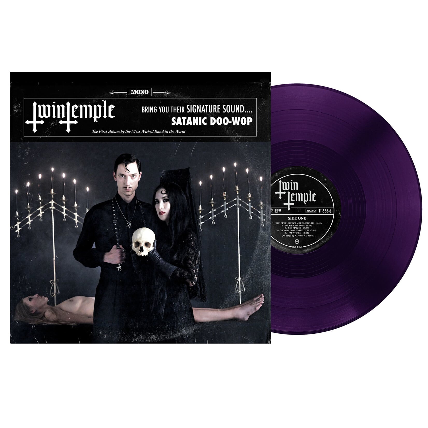 Pentagrammaton PRE-ORDER 10/23/26 | Twin Temple - Bring You Their Signature Sound.... Satanic Doo-Wop (LP) [Ritual Wine]