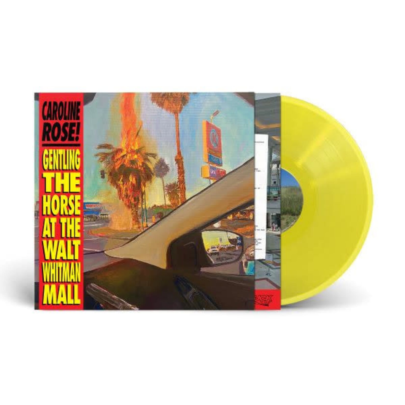 PRE-ORDER 10/23/26 | Caroline Rose - Gentling the Horse at the Walt Whitman Mall (LP) [Yellow]