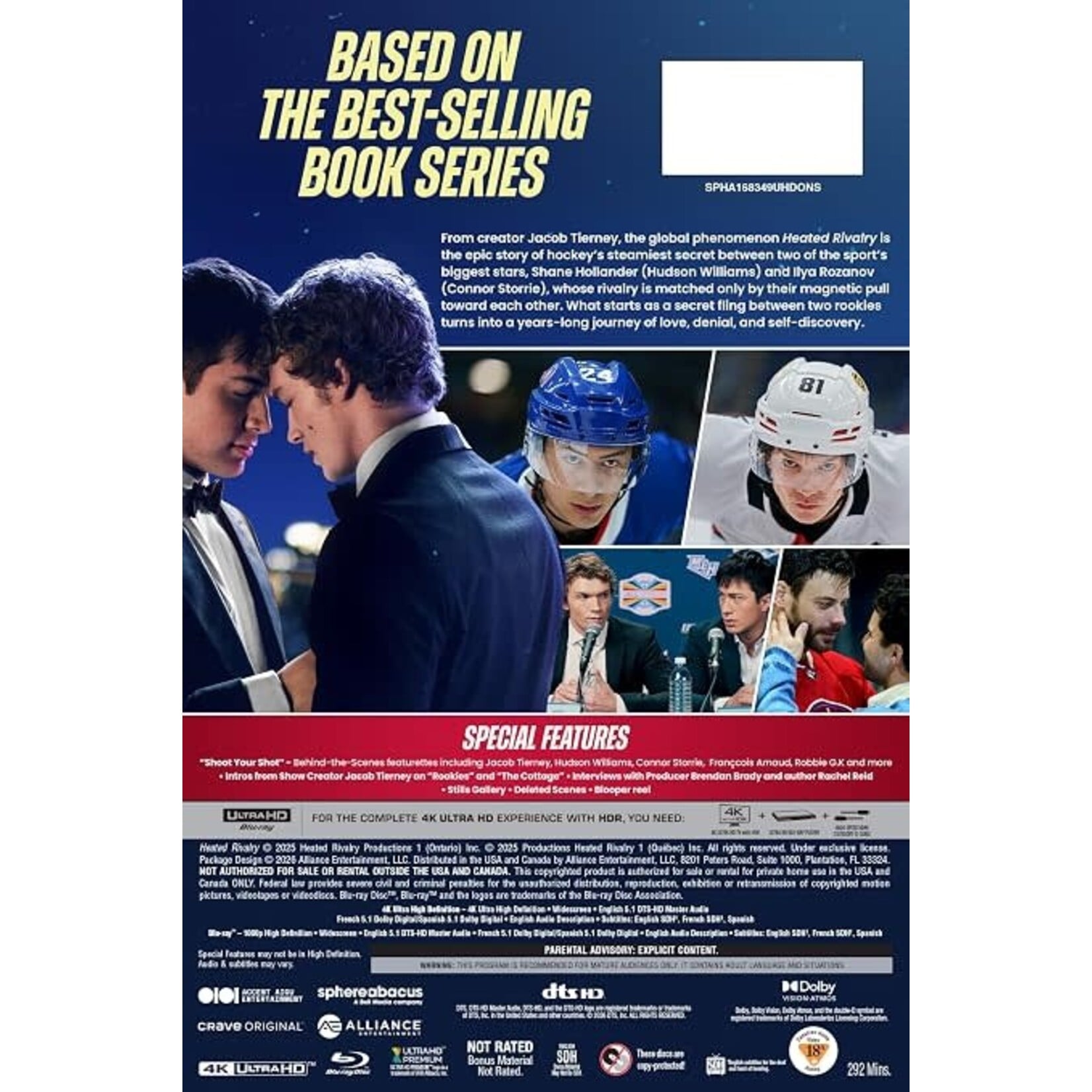 PRE-ORDER 04/30/27 | Heated Rivalry - Season One (2x4K+2BD) [Collector's Edition]