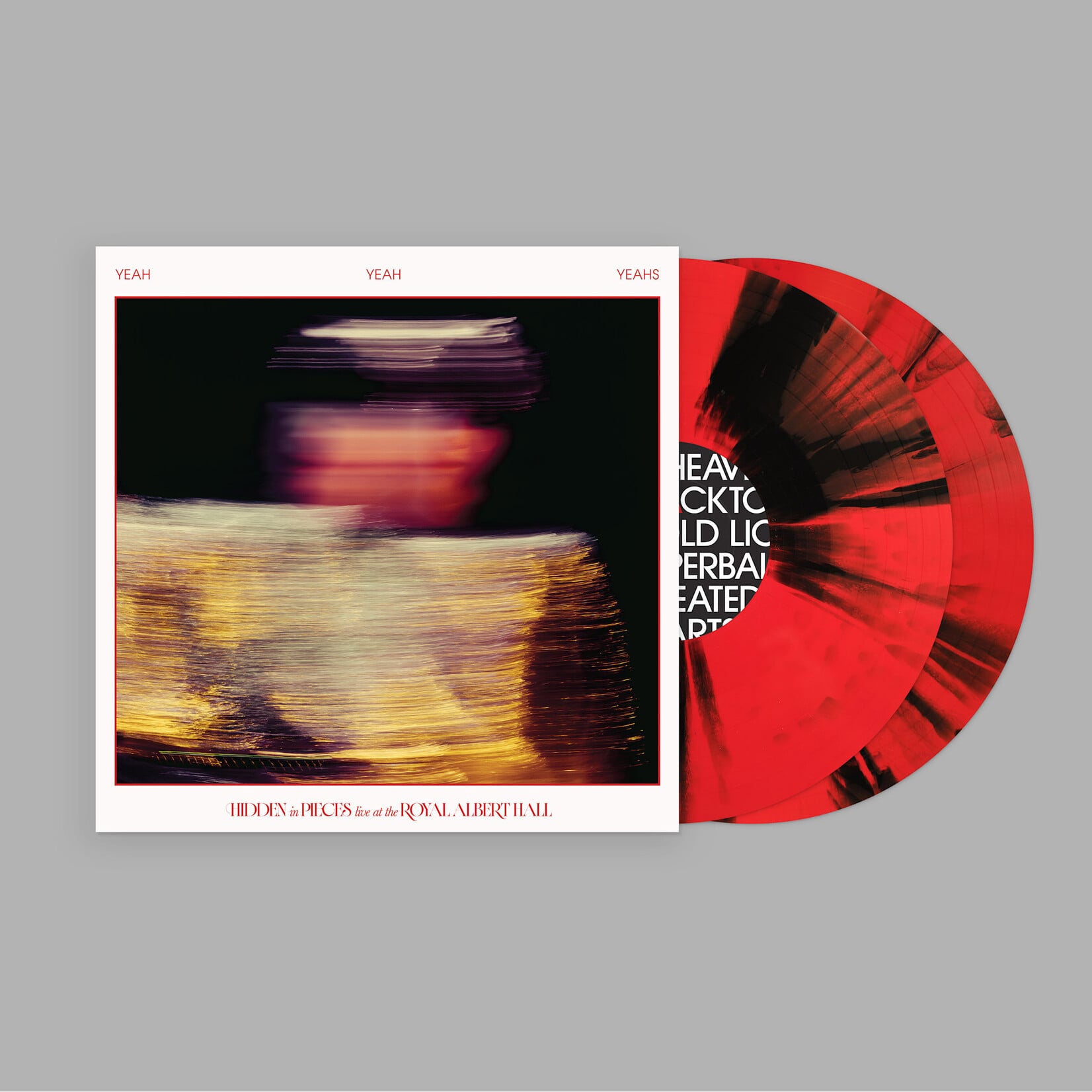 Secretly Canadian PRE-ORDER 09/25/26 | Yeah Yeah Yeahs - Hidden in Pieces: Live at the Royal Albert Hall (2LP) [Bullseye Splatter]