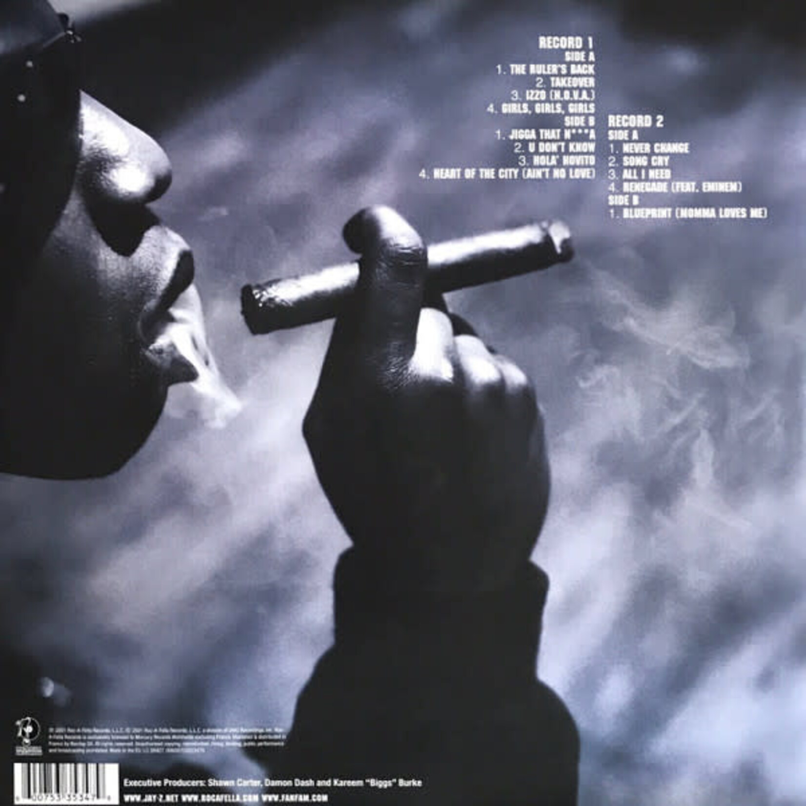 Roc Nation PRE-ORDER 09/11/26 | Jay-Z - The Blueprint (2LP) [Cobalt Blue]