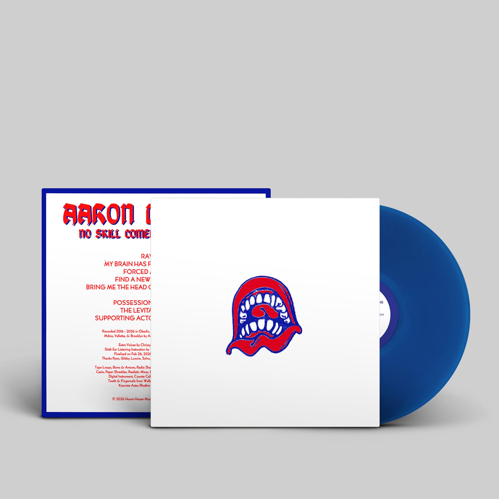 DAIS PRE-ORDER 10/30/26 | Aaron Dilloway - No Skill Comedy Mind Reading (LP) [Blue]