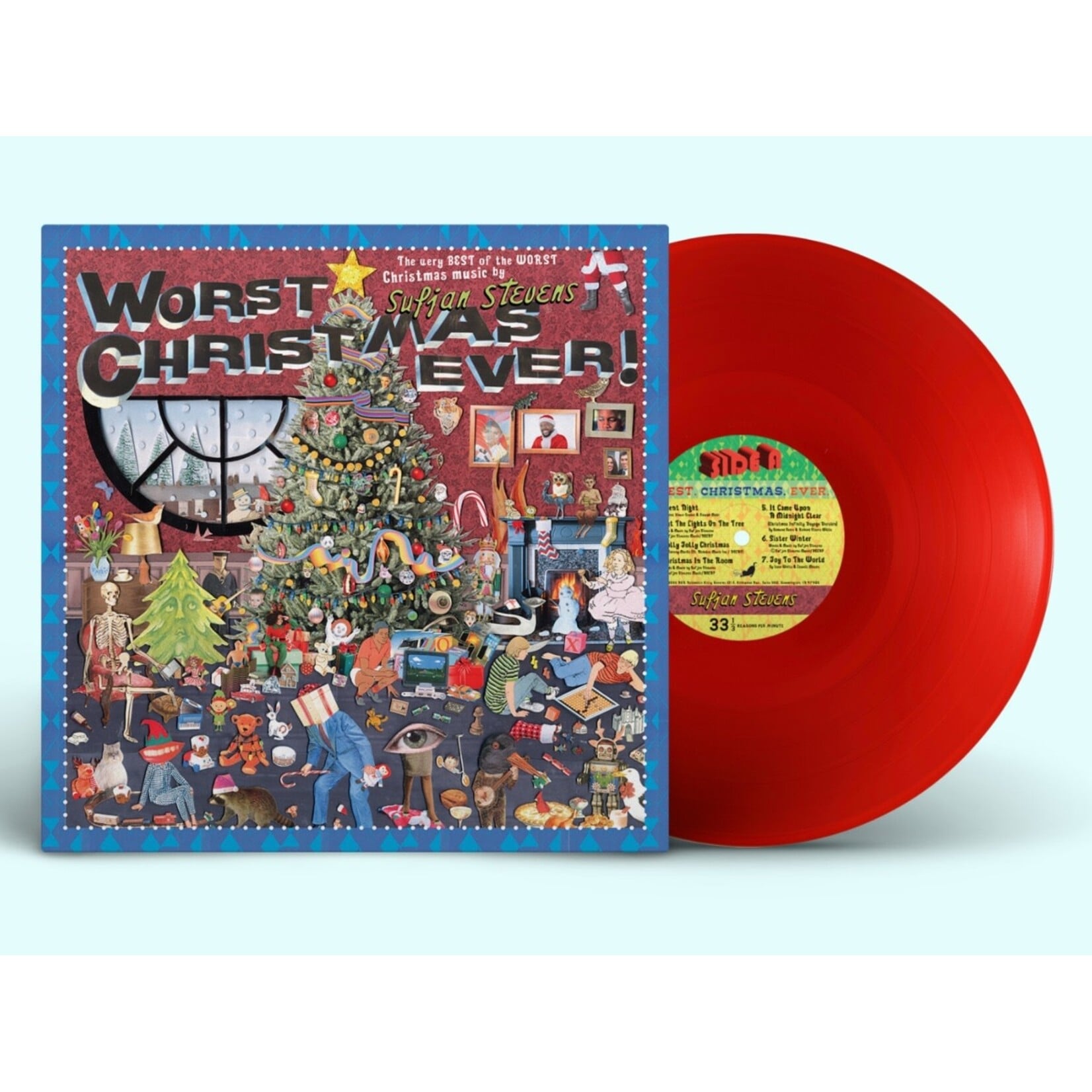 Asthmatic Kitty PRE-ORDER 11/06/26 | Sufjan Stevens - Worst Christmas Ever! (LP) [Rudolph Red]