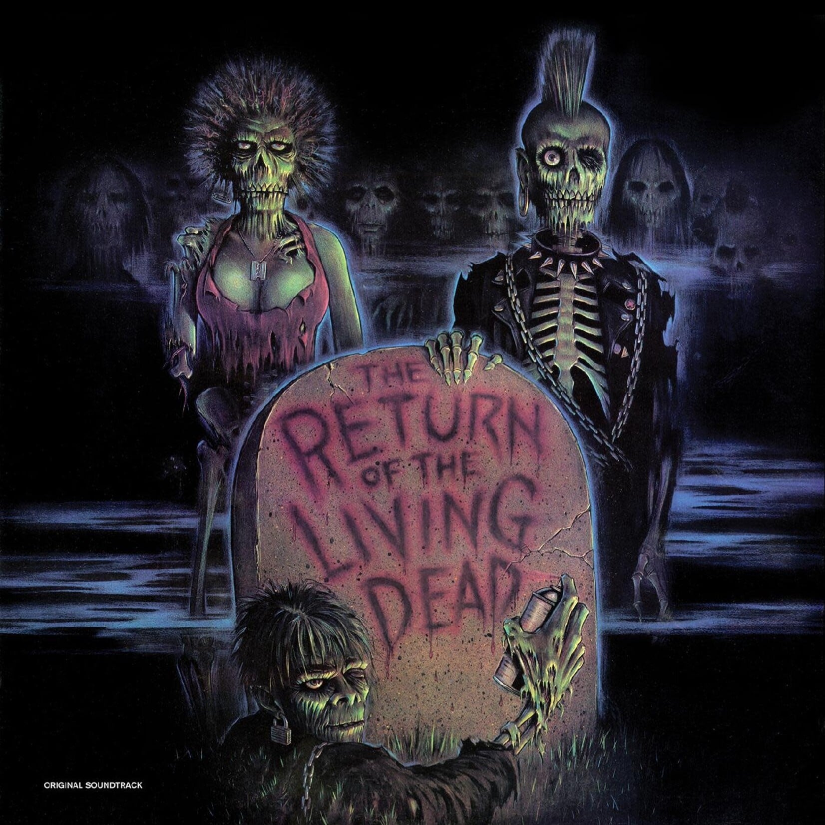 Real Gone PRE-ORDER 10/16/26 | V/A - The Return Of The Living Dead OST (LP) [Radioactive Green/Brown]