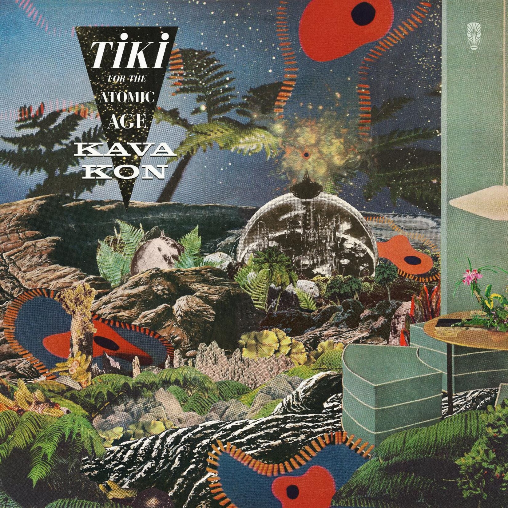 PRE-ORDER 11/06/26 | Kava Kon - Tiki For The Atomic Age (LP) [Gold Teal]