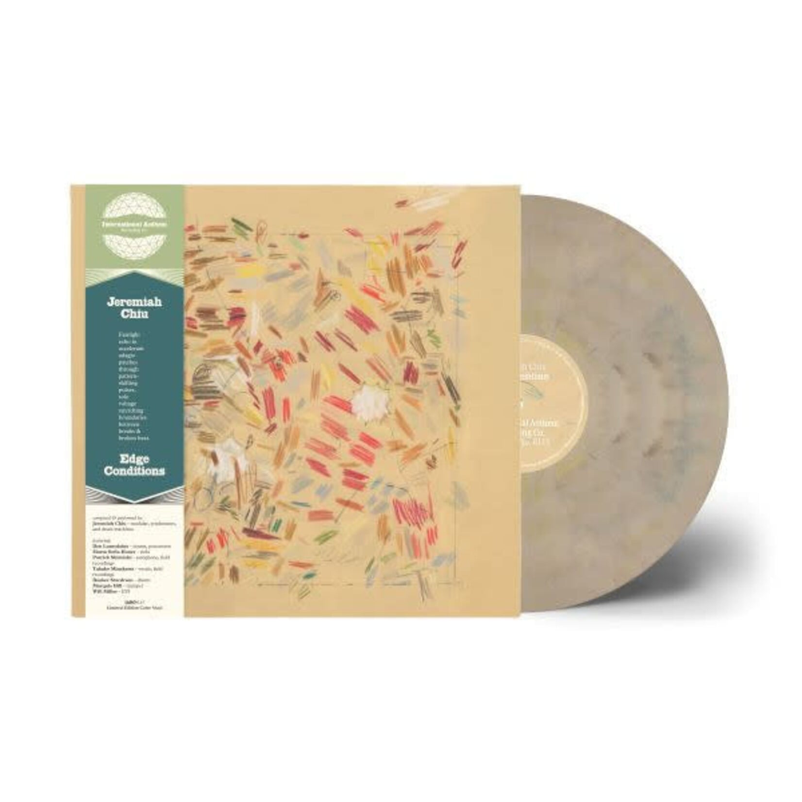 International Anthem Recording Co PRE-ORDER 10/09/26 | Jeremiah Chiu - Edge Conditions (LP) [Marble Cream]