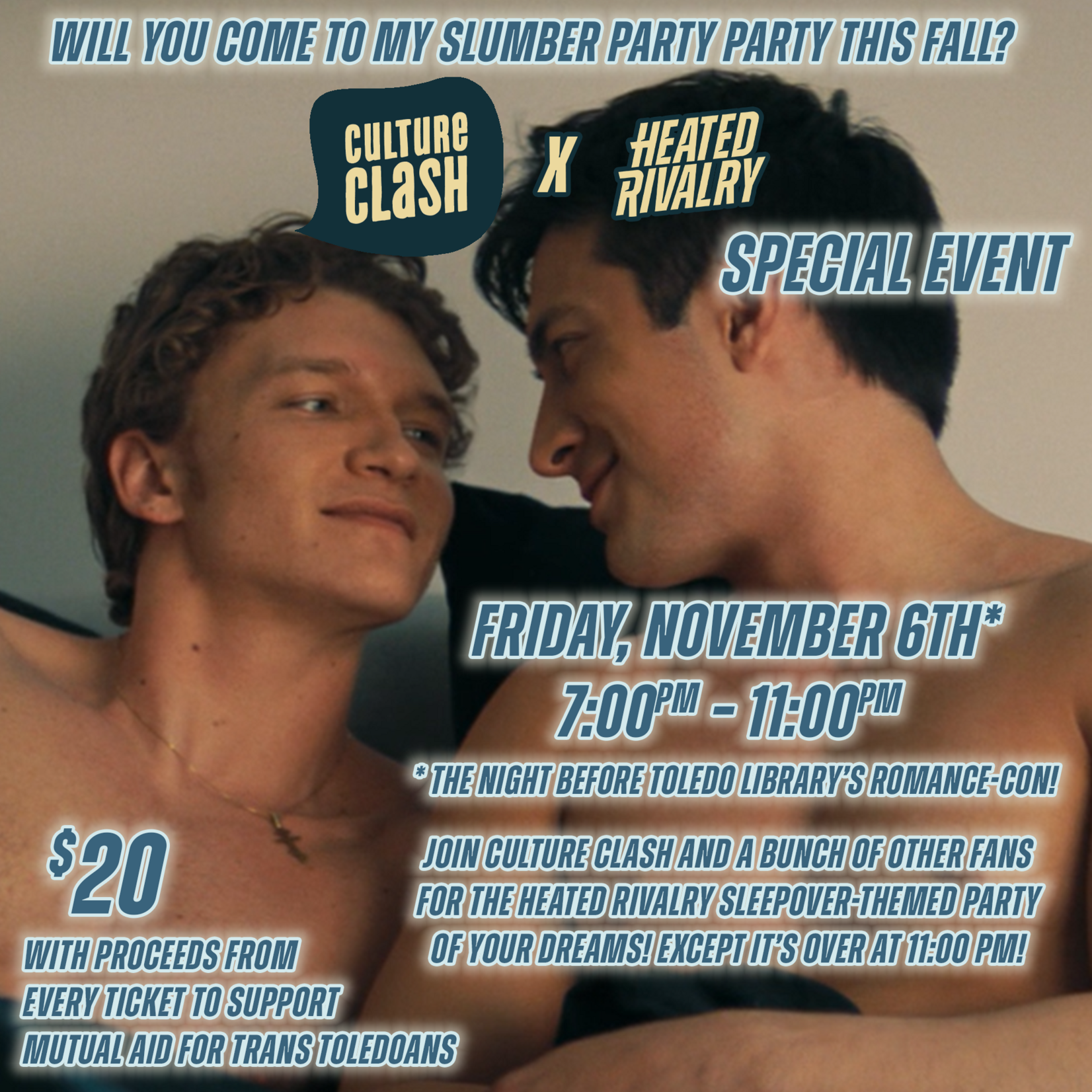 Culture Clash Exclusive ADMISSION 11/06/26 | Heated Rivalry Special Event